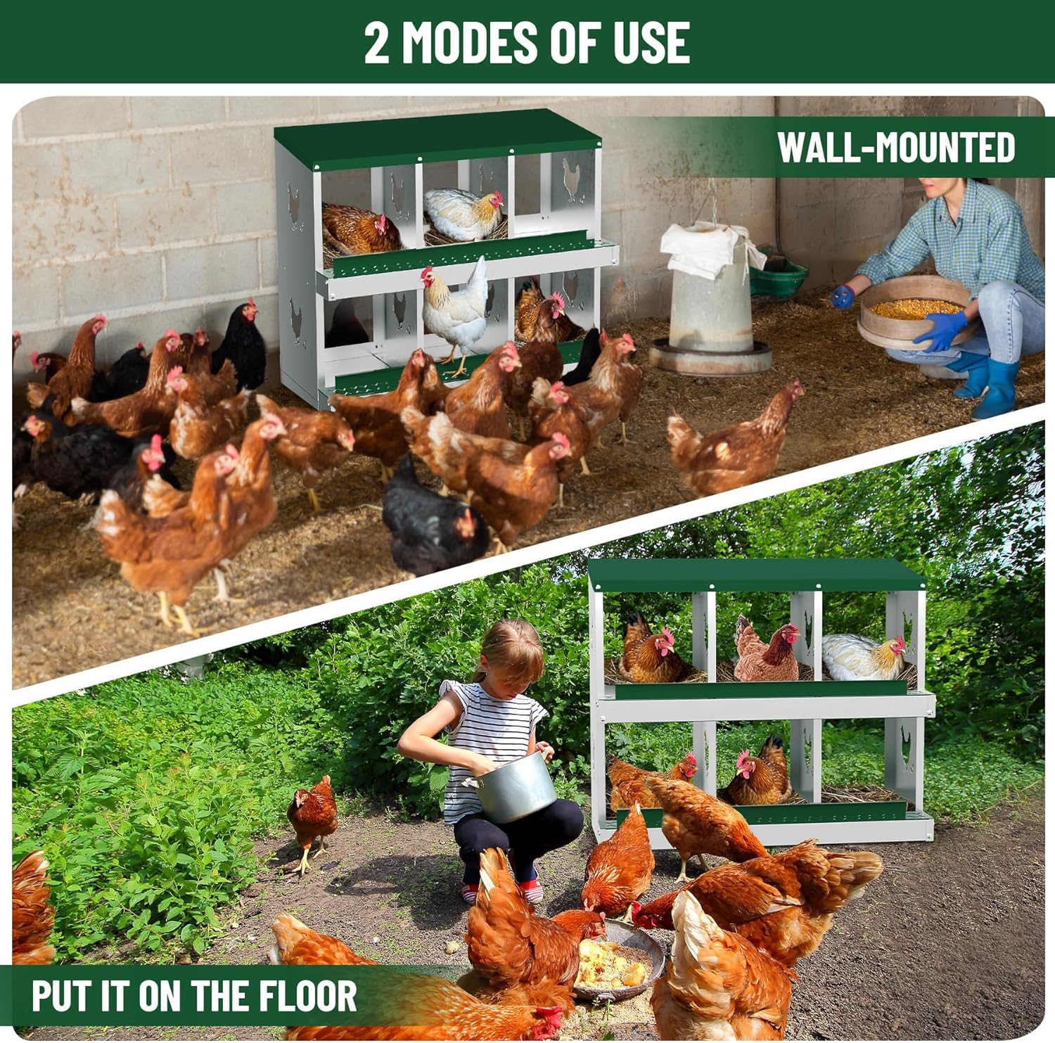 Qeetex WLS-PHO-348SBN54 Chicken-Coops-Rabbit-Hutches - View #7