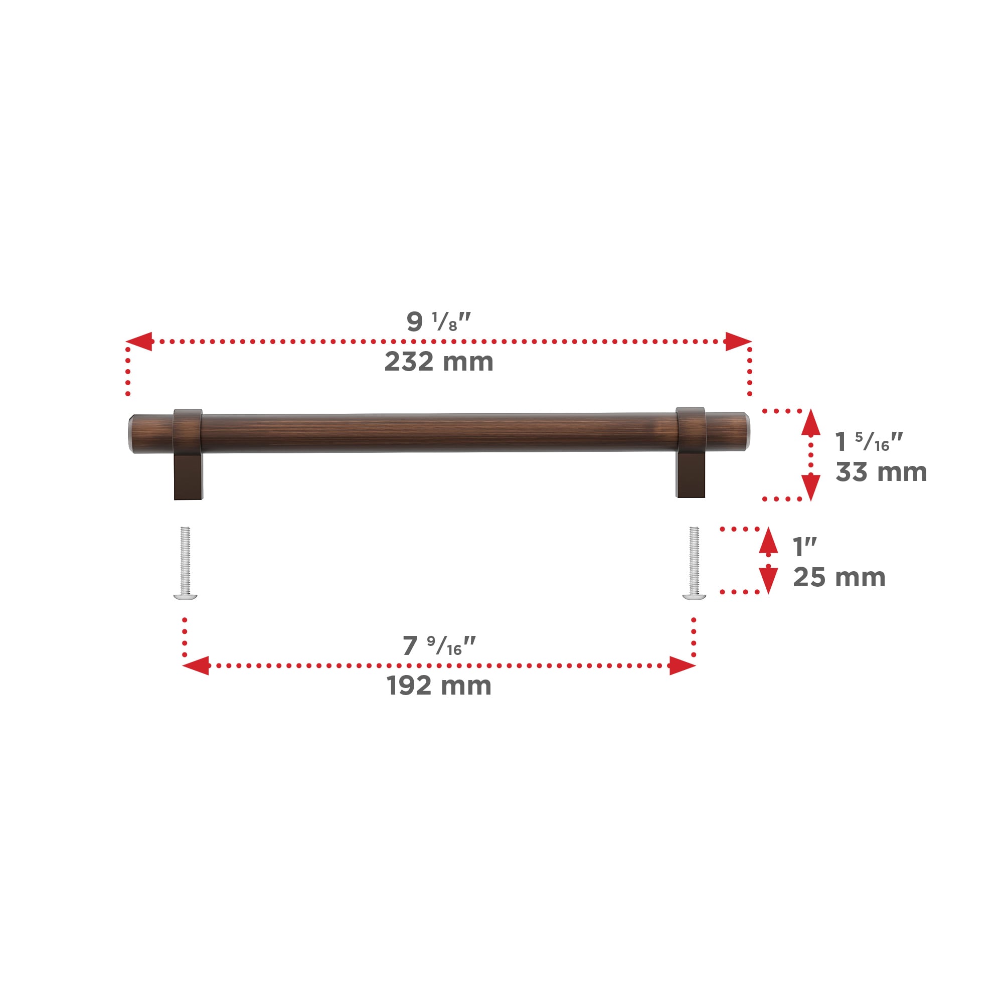 Richelieu BP5016192BORB Cabinet-Pulls - View #3