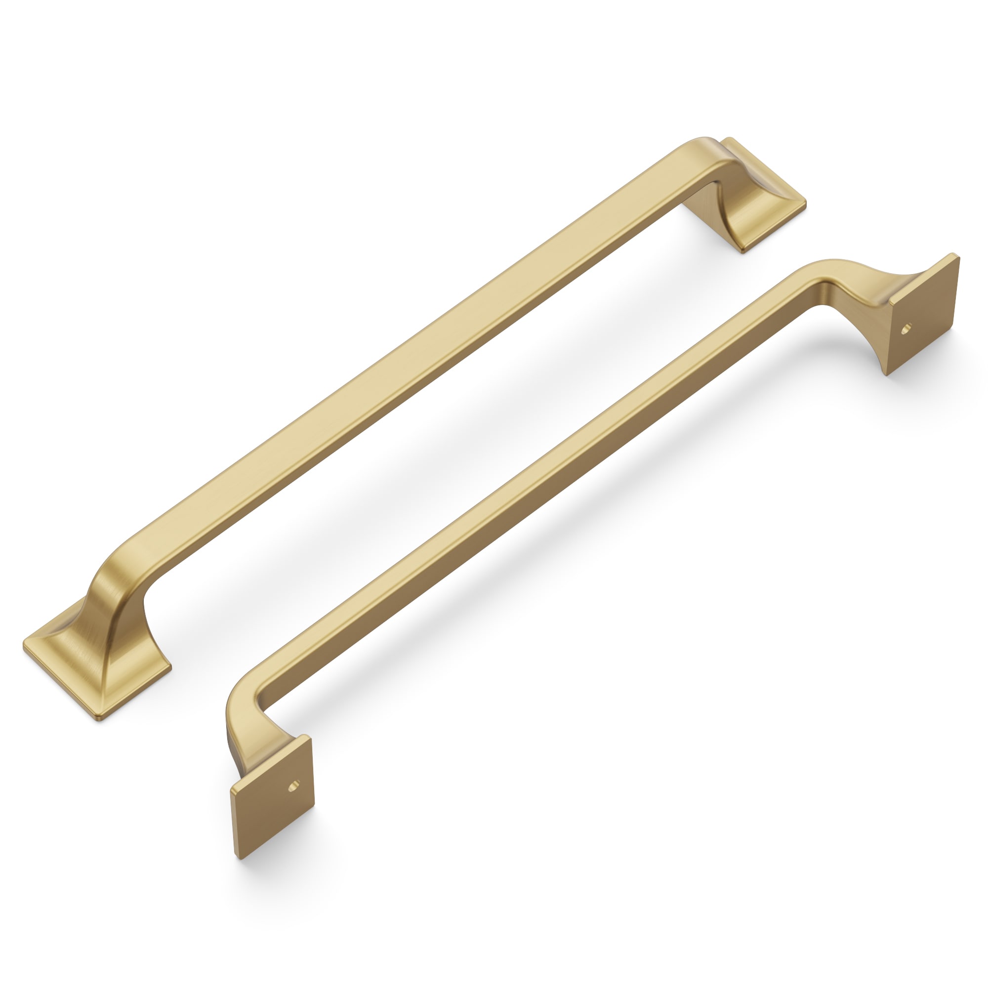 Hickory Hardware H076704-CBZ-10B Forge 7-9/16-in , 192mm Center to Center Champagne Bronze Rectangular Handle Drawer Pulls 10 -Pack