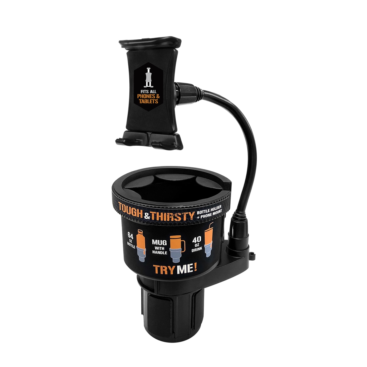 TOUGH & HUNGRY CUP, BOTTLE HOLDER AND FOOD TRAY – ToughTested