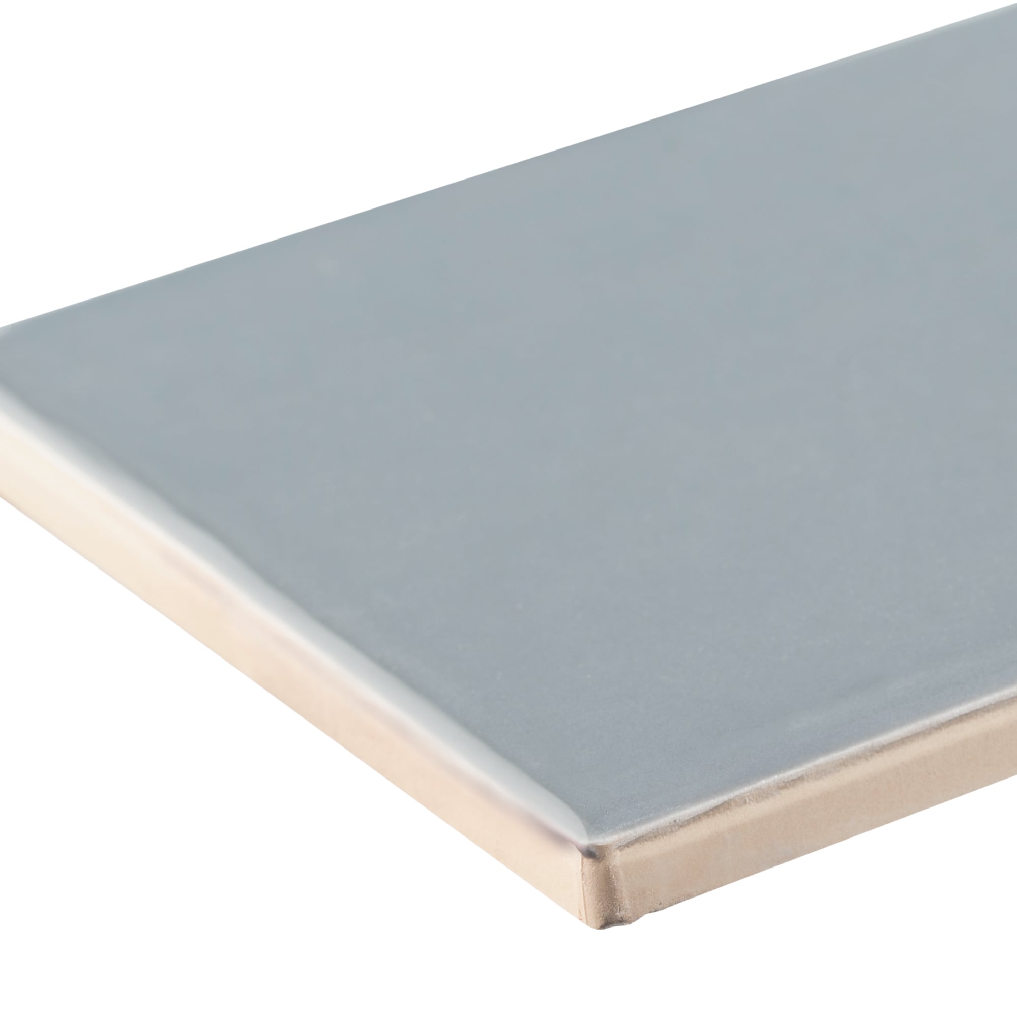 Perfecto Marvelli 4'' x 16'' Gray Ceramic Textured Subway Tile