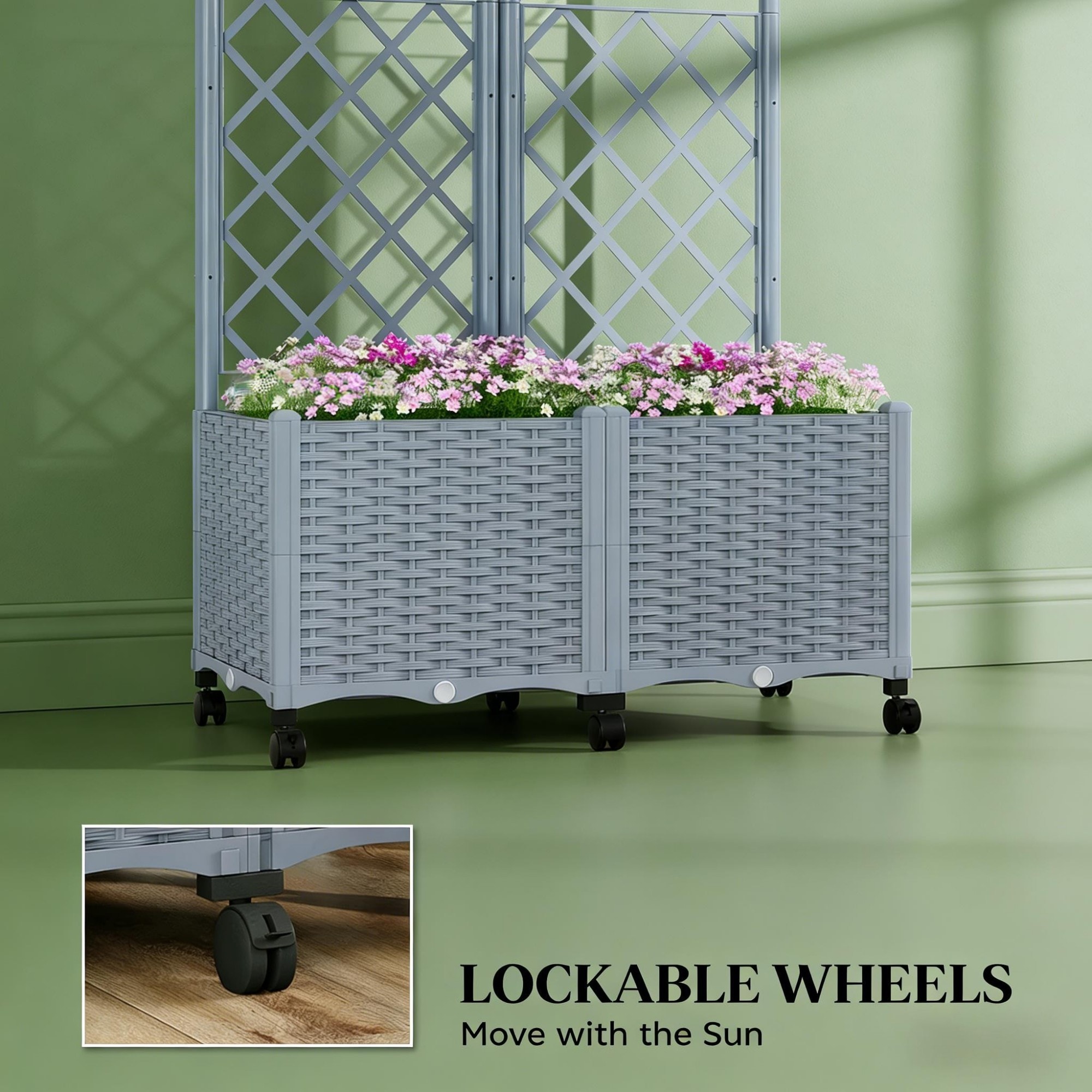 GlasFlength LW-PT-018 Raised-Planter-Boxes - View #5