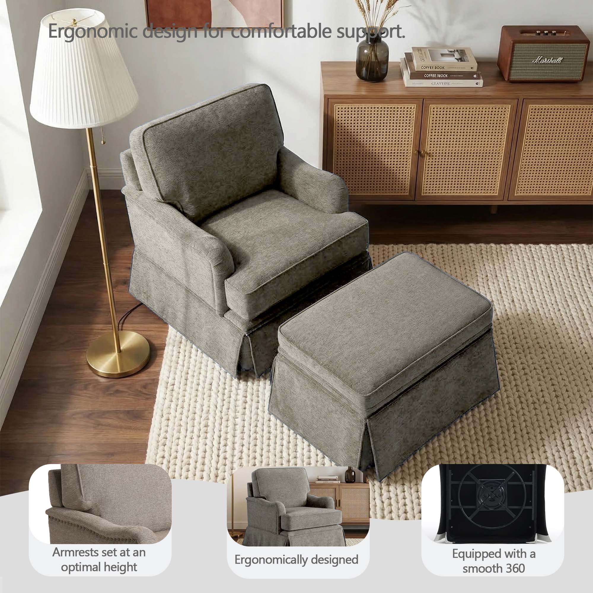 Dreamsidea LS-CH0073S-C-L B-AO Living-Room-Sets - View #6