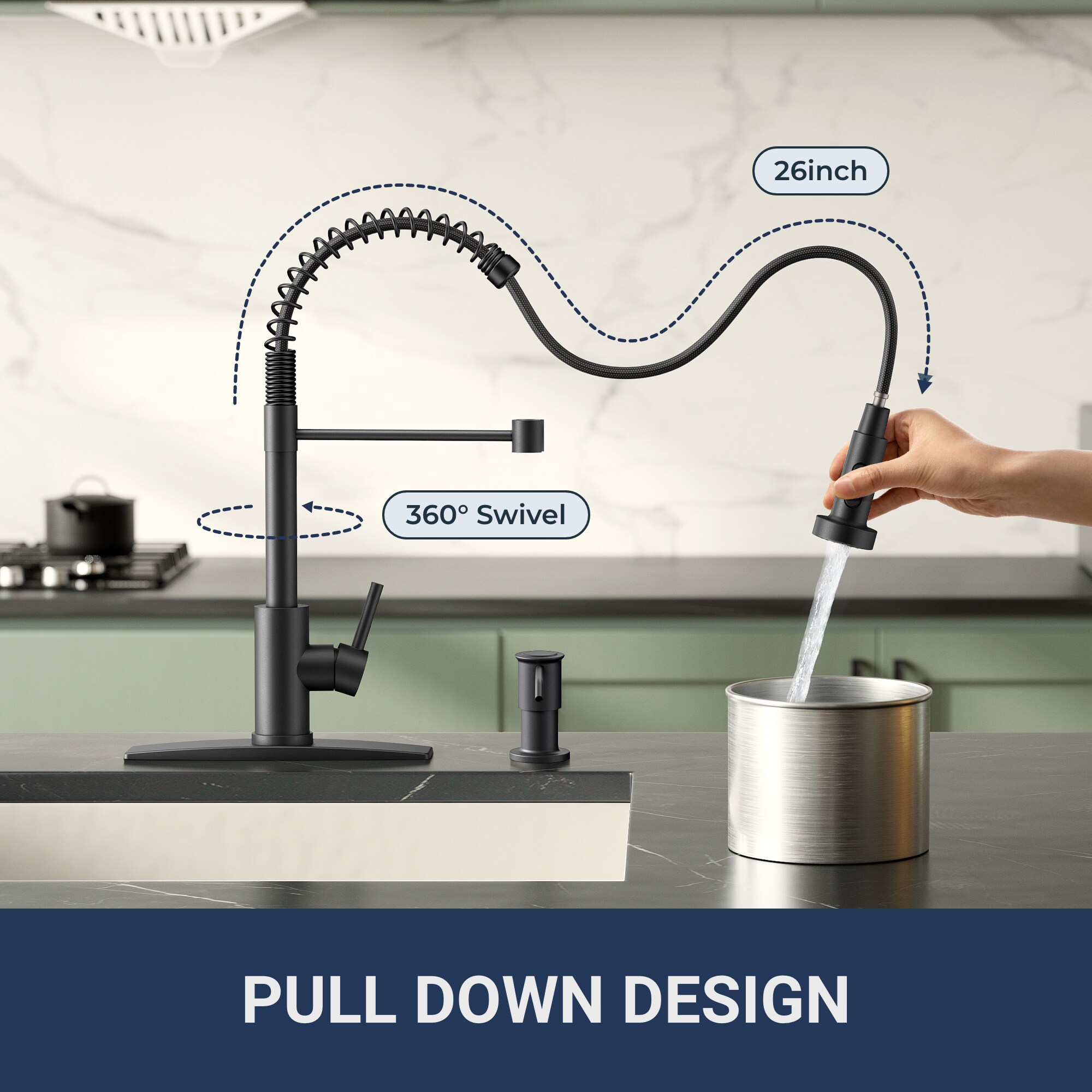 FURUISI L4B-SD Kitchen-Faucets - View #5