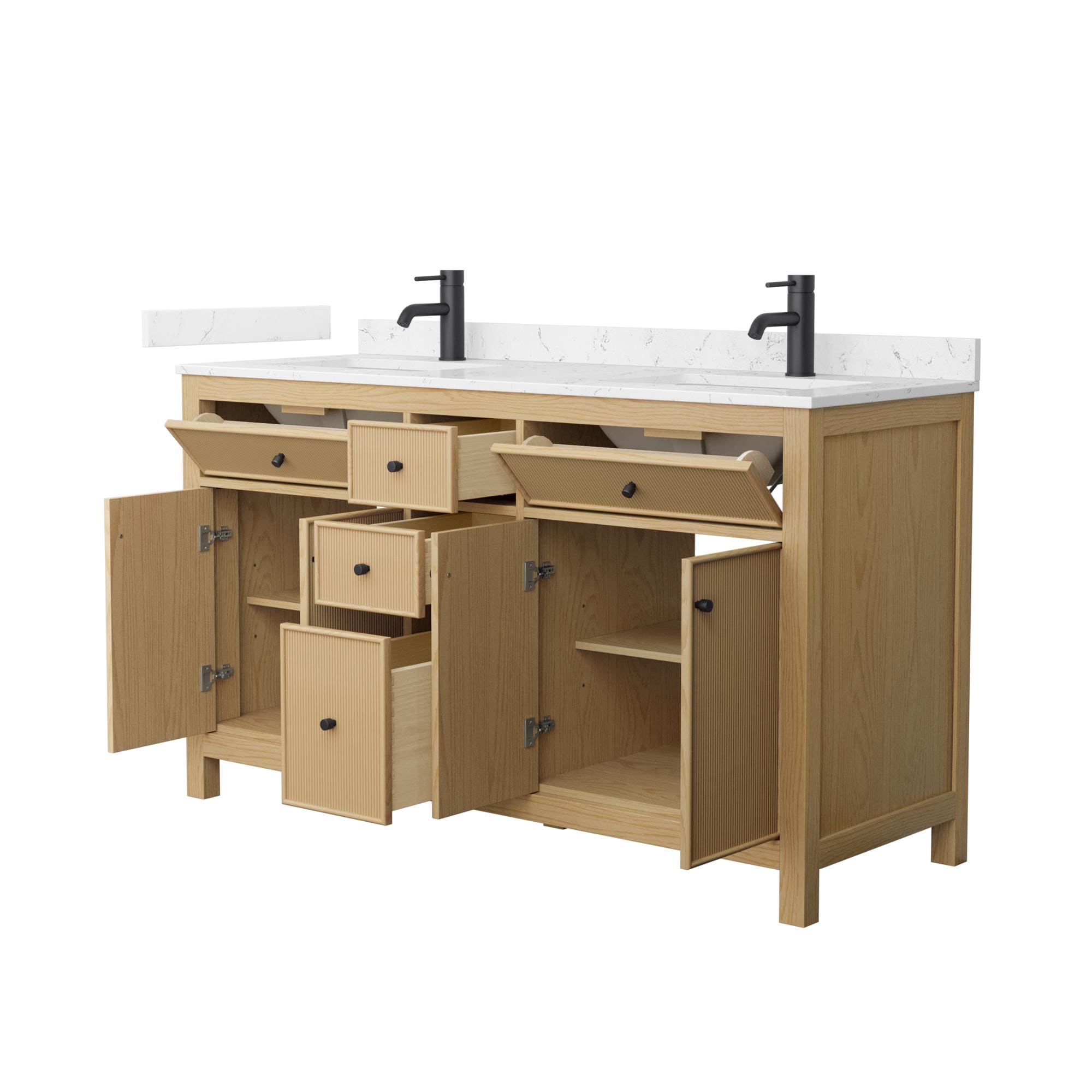 Wyndham Collection WCF929260DTBCCUNSMXX Bath-Vanity-Combo - View #3