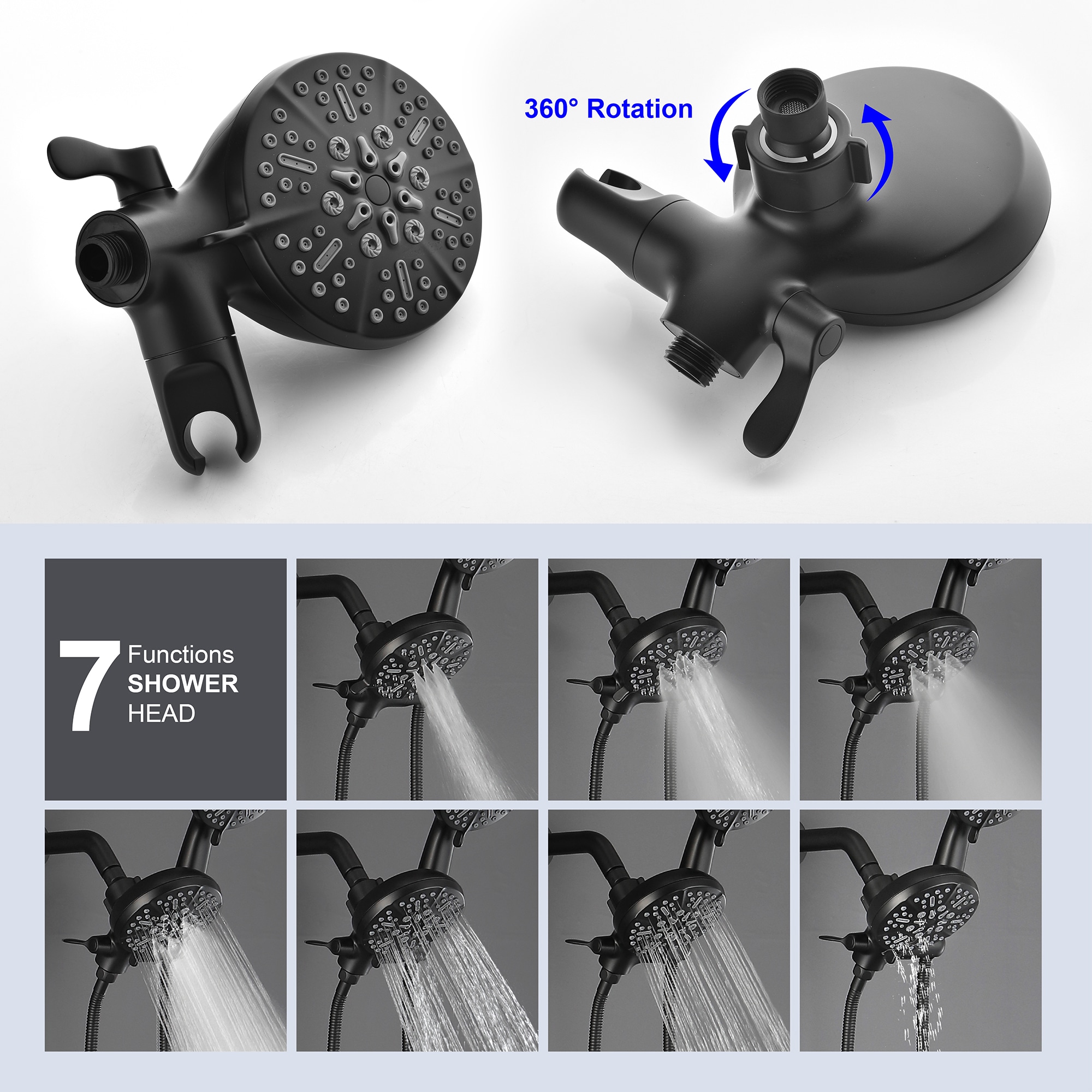 WELLFOR GASL349V80GD Fixed-Showerhead - View #8