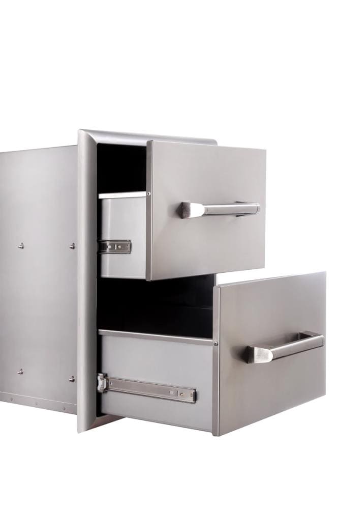 EdgeStar Stainless Steel Outdoor Double Storage Drawers