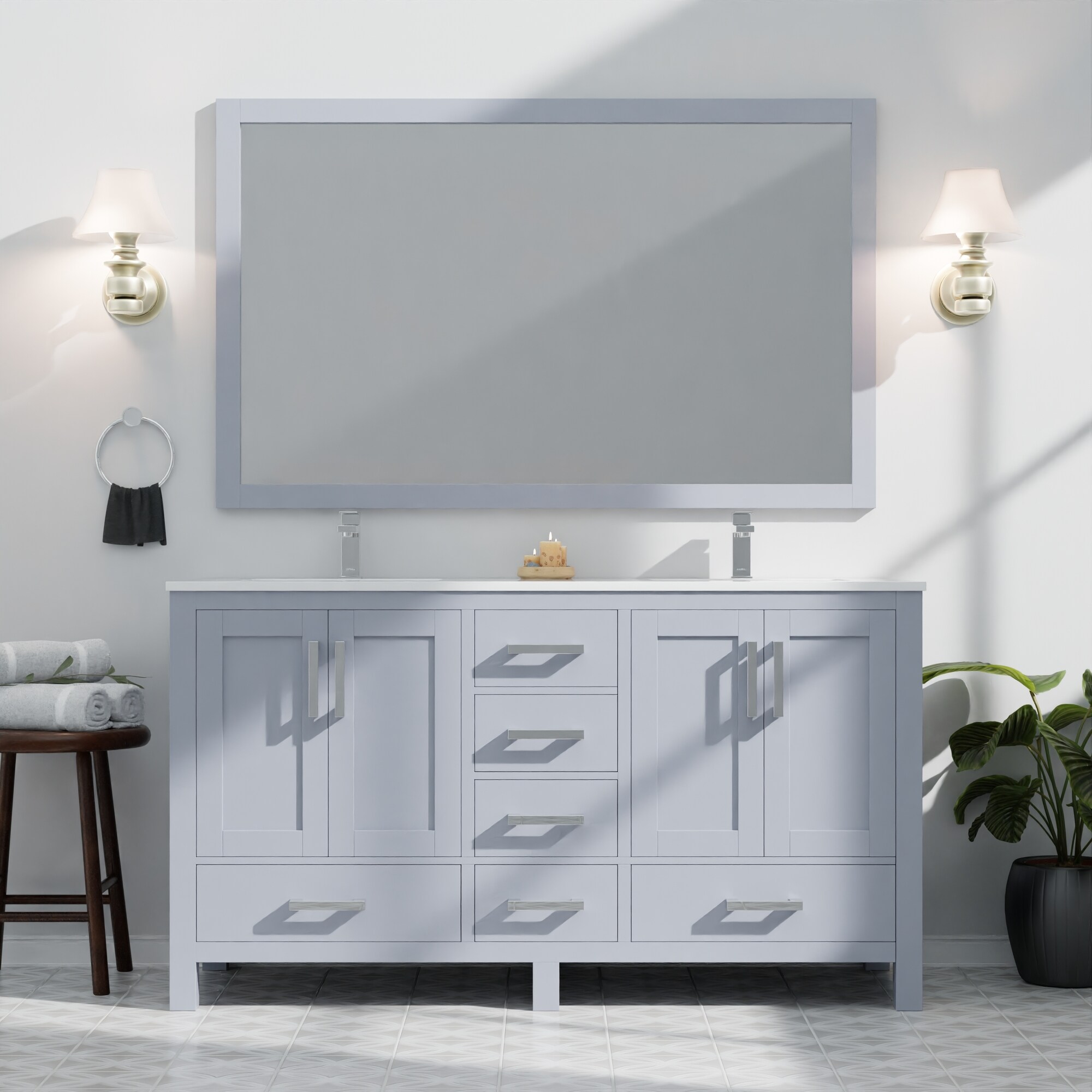 Lexora LVJ60DB311 Bath-Vanity-Combo - View #14