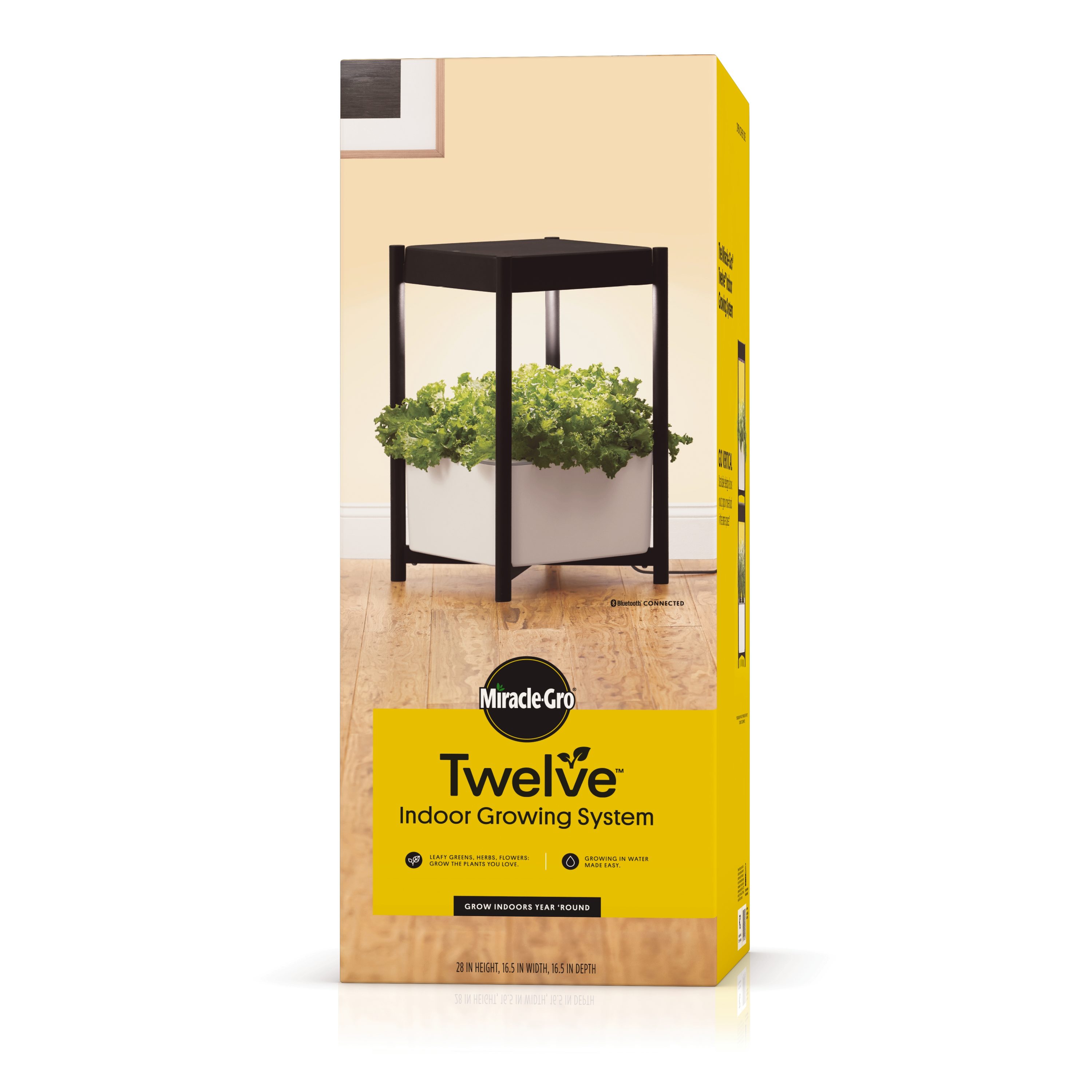 Miracle-Gro Twelve Indoor Growing System LED Plastic Hydroponic