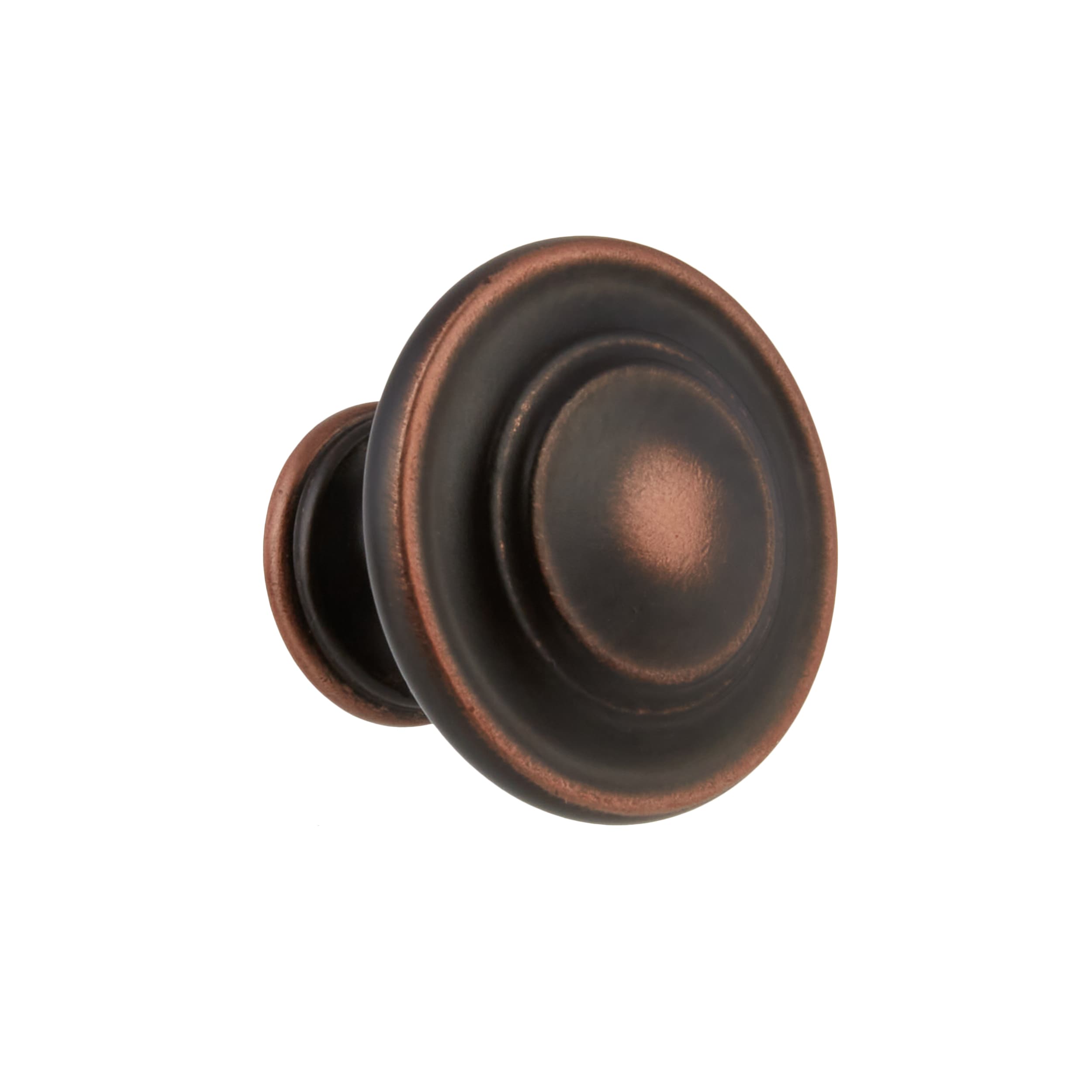 allen + roth 1-11/32-in Aged Bronze Round Transitional Cabinet Knob in the  Cabinet Knobs department at