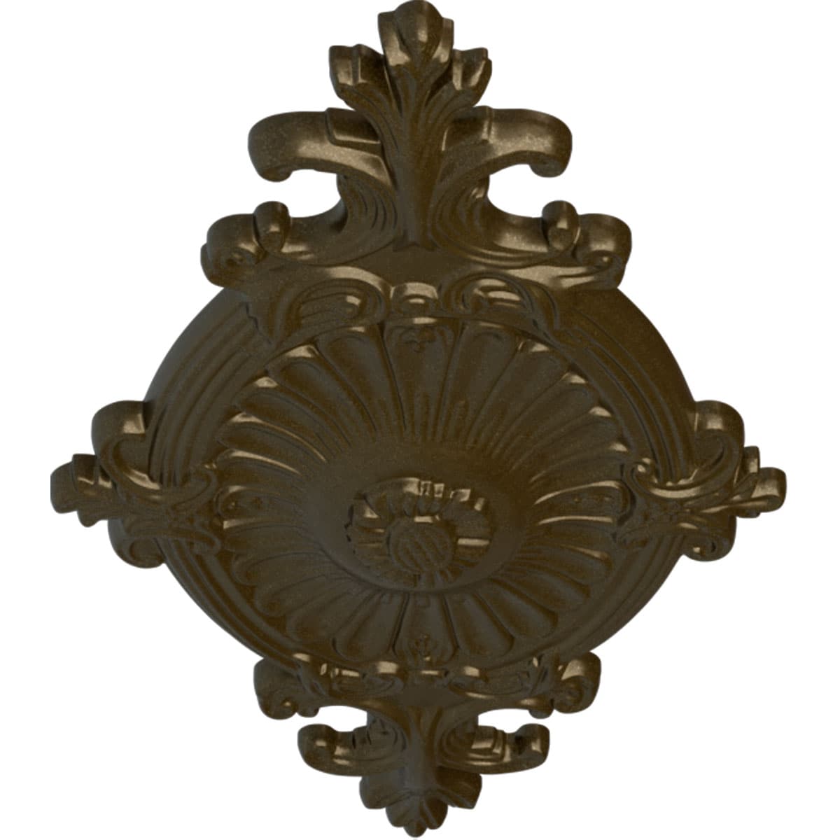 Ekena Millwork CM23RO1BRS Ceiling-Medallions - View #2