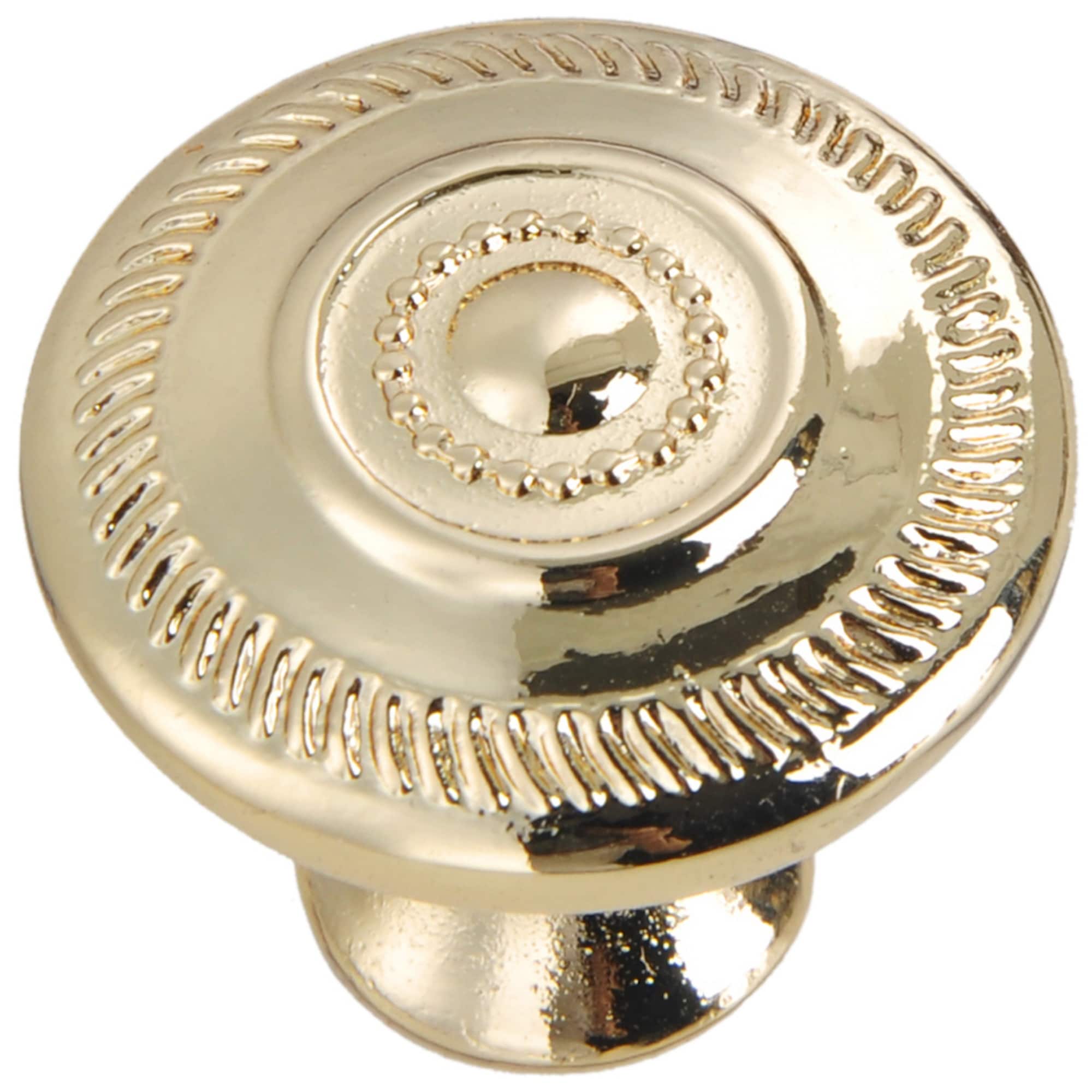 Utopia Alley HW333PLGD021-10 HW333XXX 1-in Gold Mushroom Classic Cabinet Knob