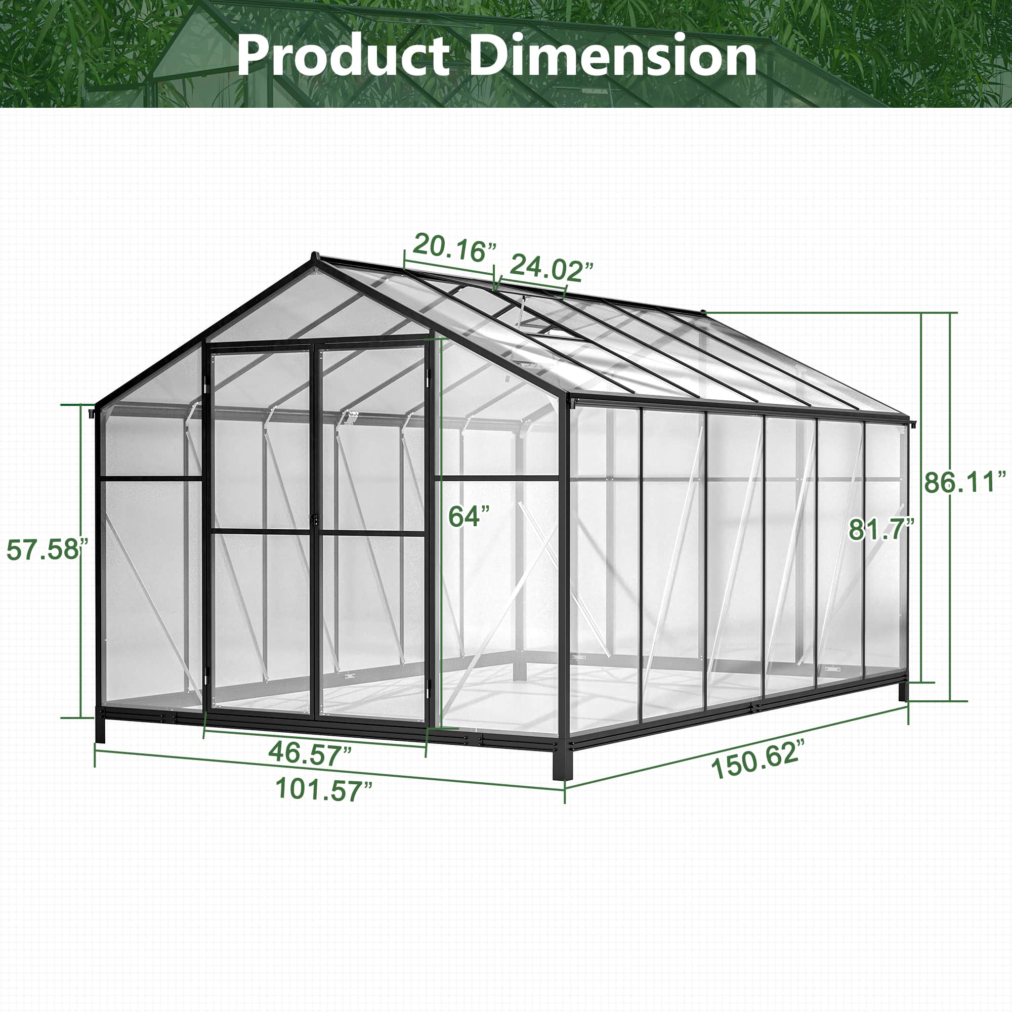 Vynxaria LESX2483DJGHNF046 greenhouses - View #3