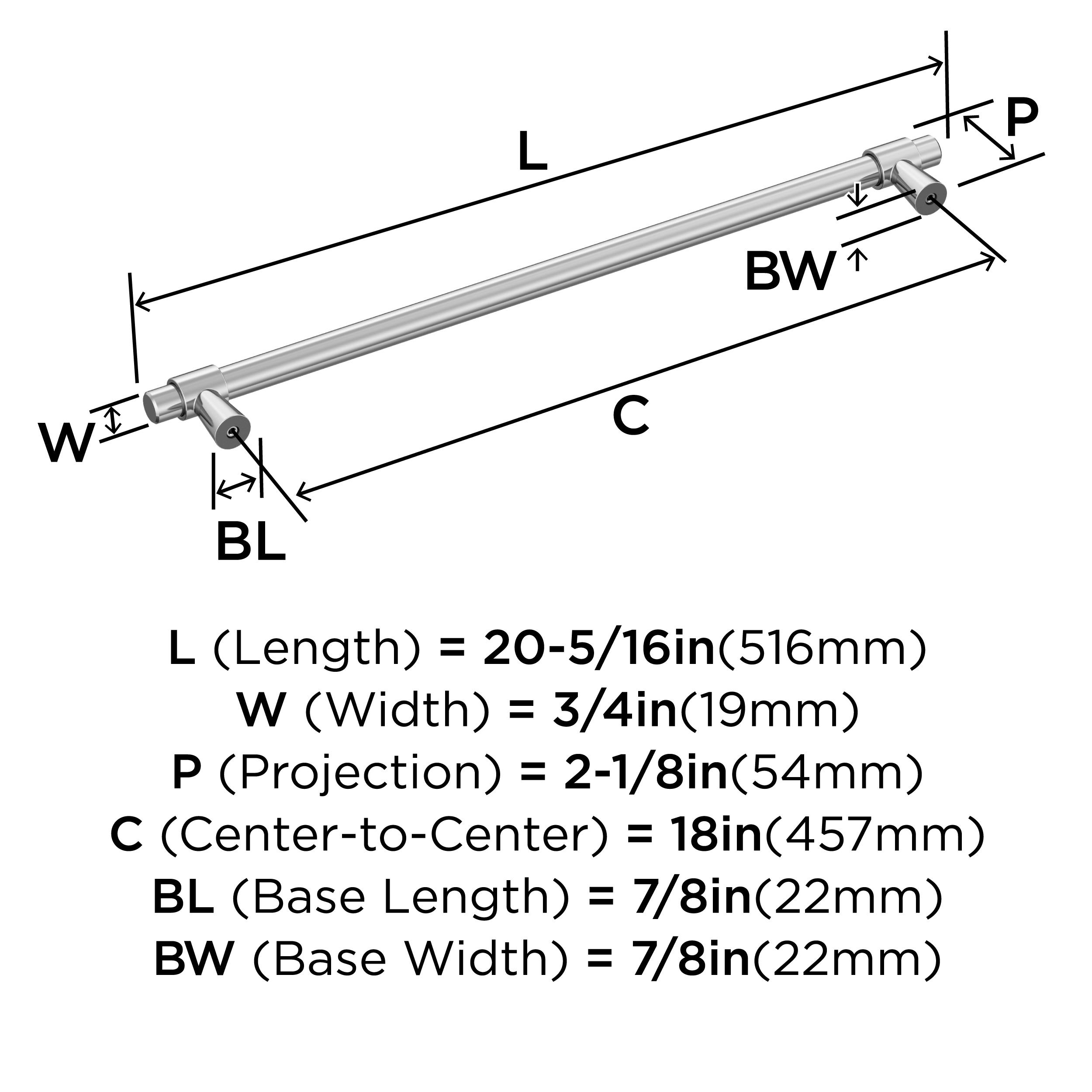Amerock BP5403626 Cabinet-Pulls - View #5