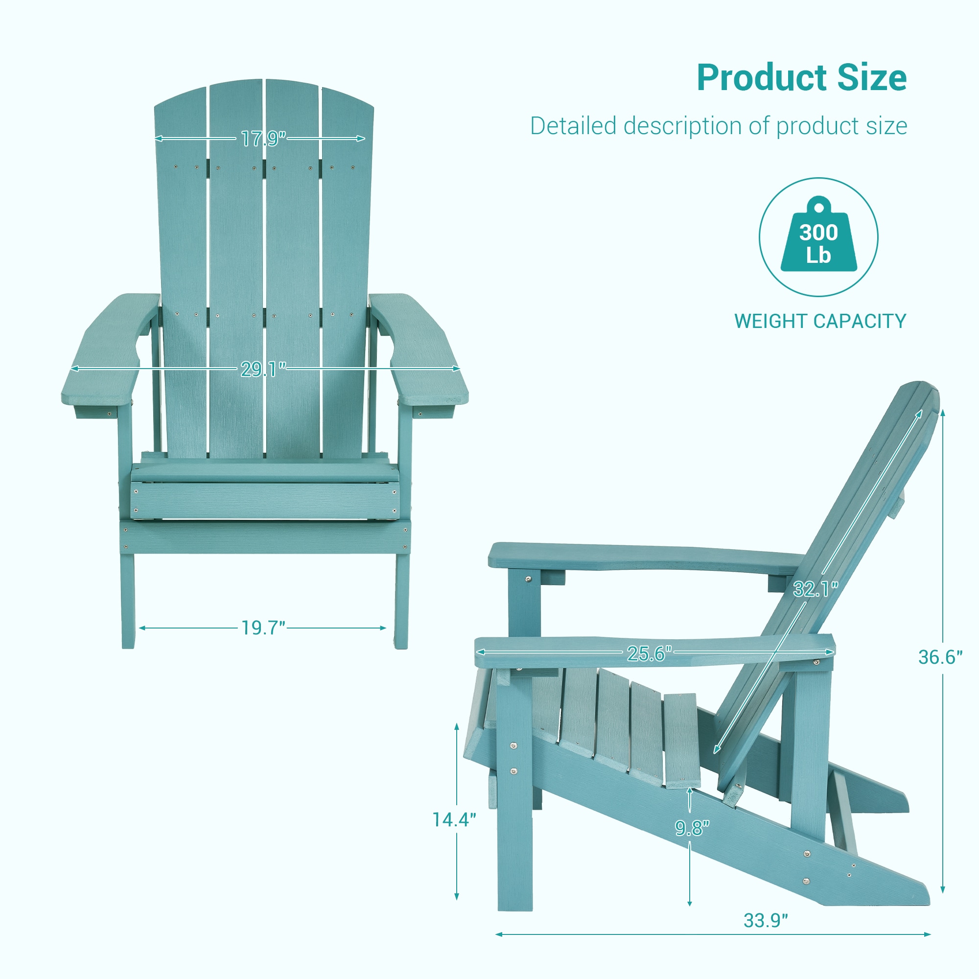 ACEGOSES LW-SM-B11-LG Patio-Chairs - View #2