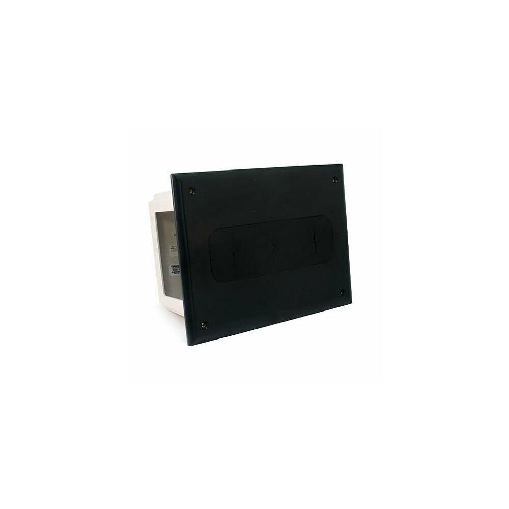 Cmple CMPLE263 CMPLE 524-N Wall plate- Recessed Media Box Black