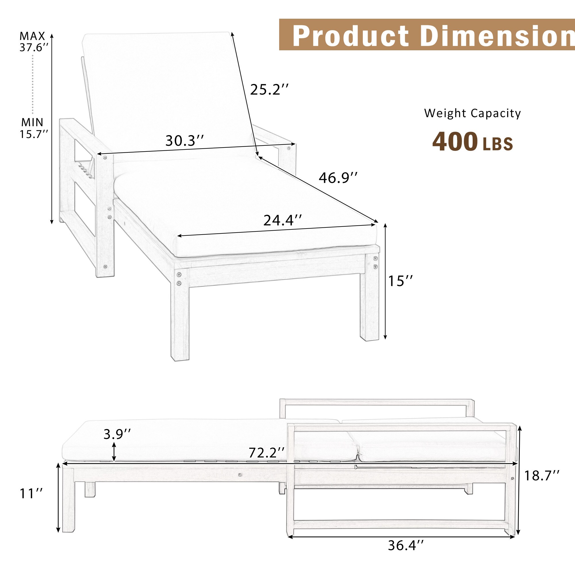 LUXEYARD DS-Y-YC-1088 Patio-Chairs - View #4