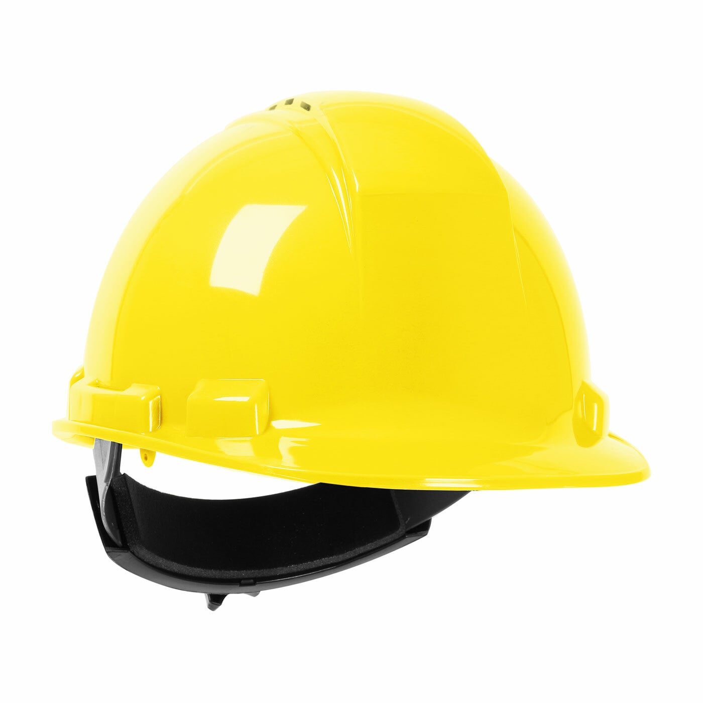 Dynamic Whistler Quick Adjusting Ratchet Type I Vented Yellow Hard Hat #280-HP241RV-02
