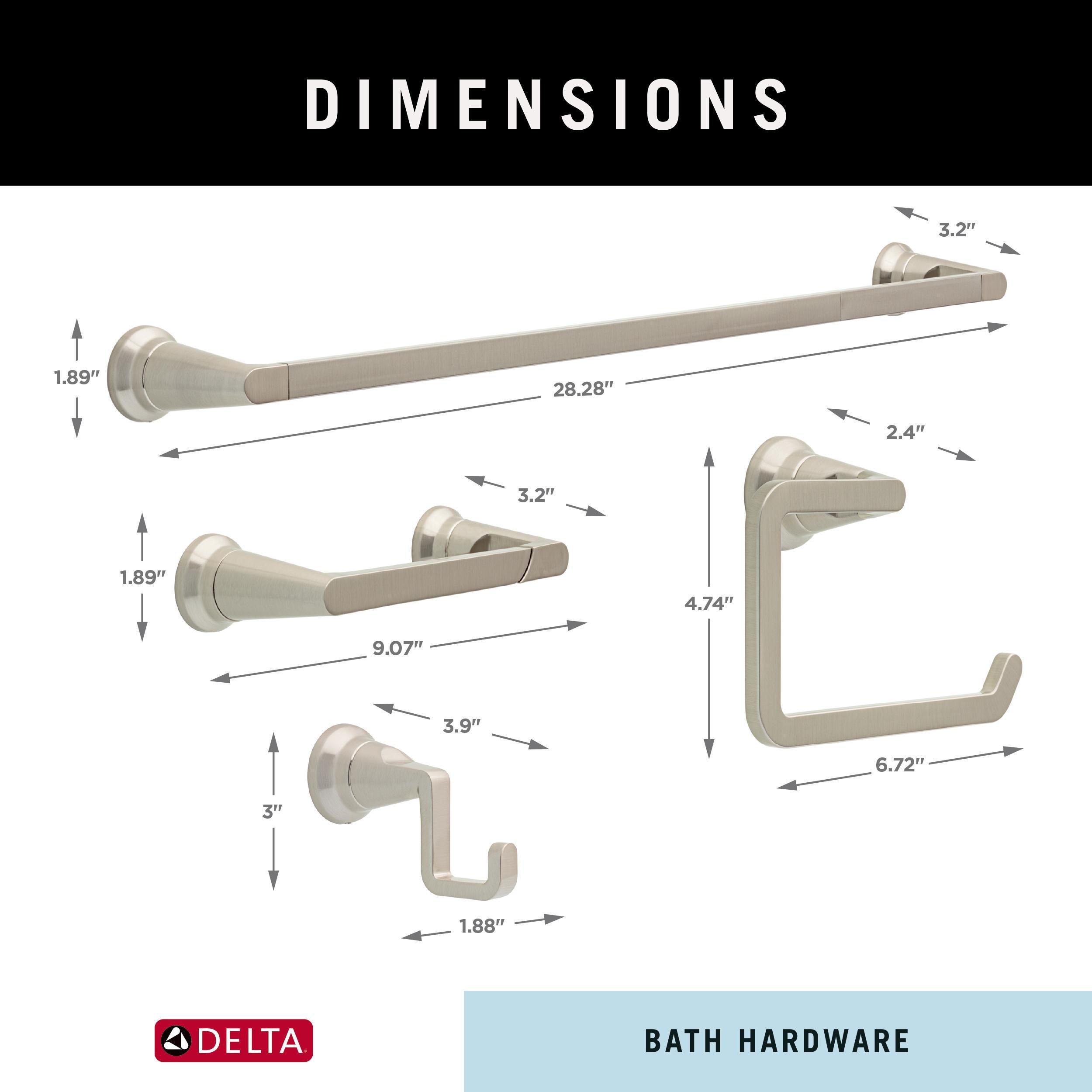 Delta SPR64-BN Decorative-Bath-Hardware-Kits - View #10