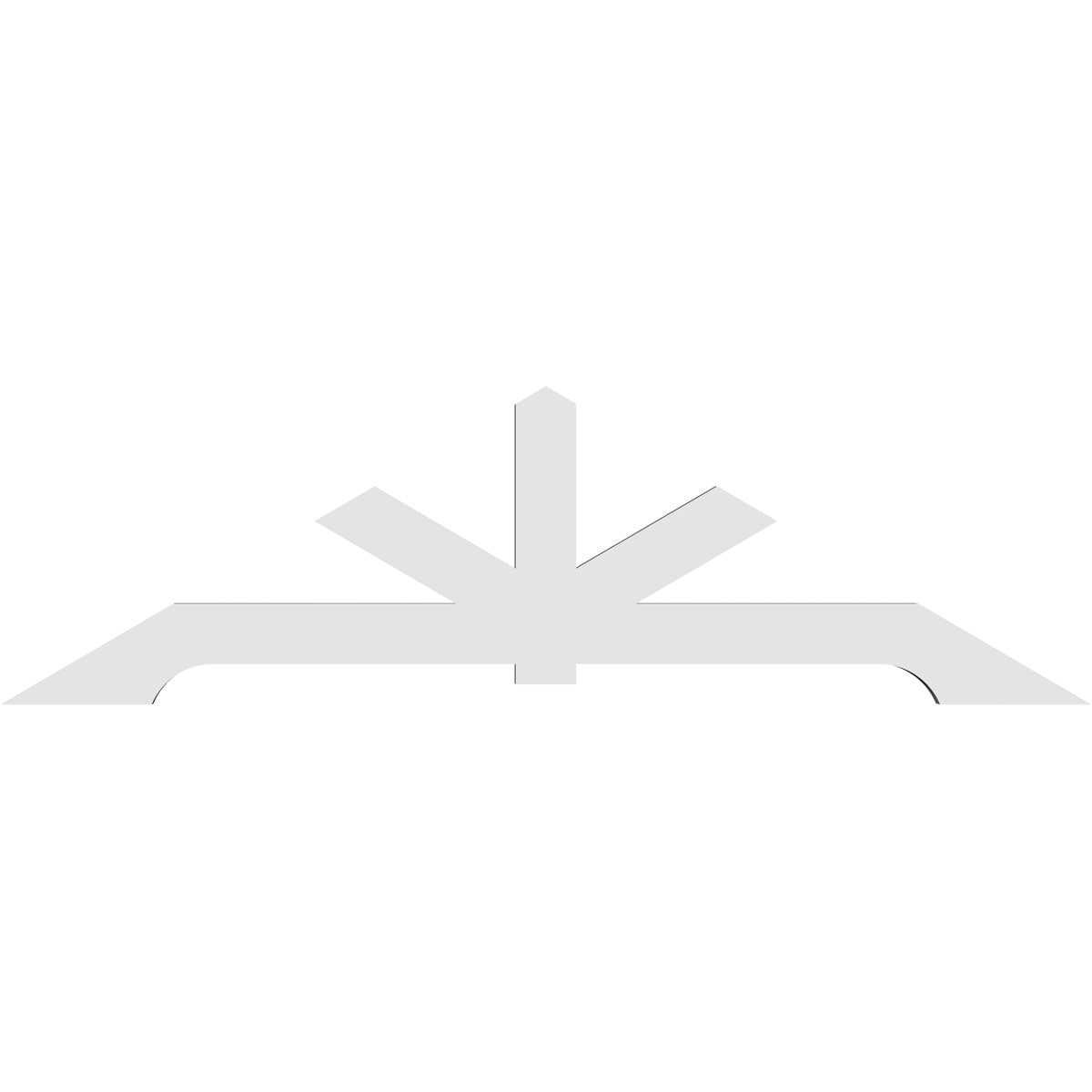 Ekena Millwork GBP072X21X0204VAN00 Exterior-Brackets-Braces - View #4