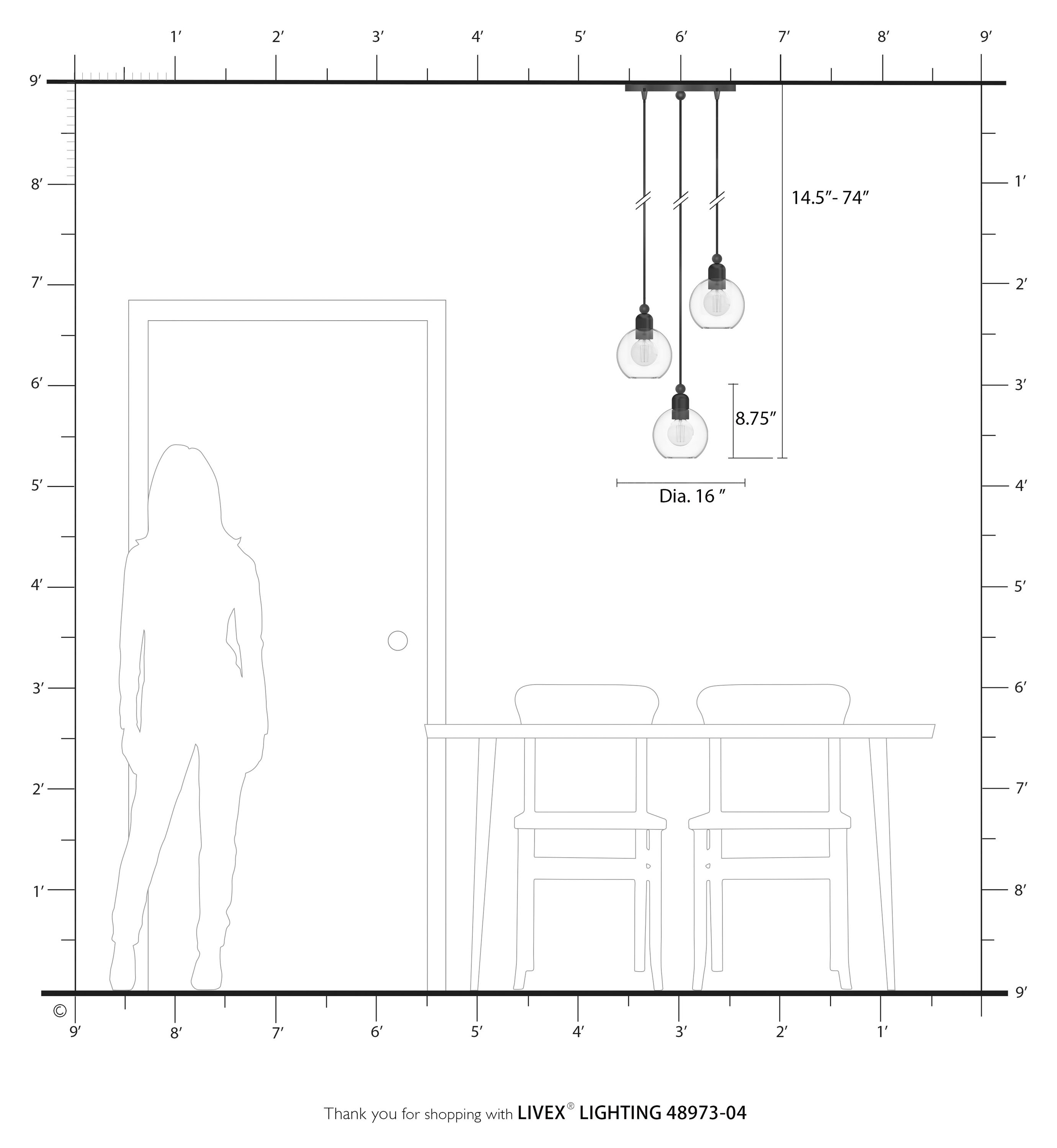 Livex Lighting 48973-04 Pendant-Lights - View #9