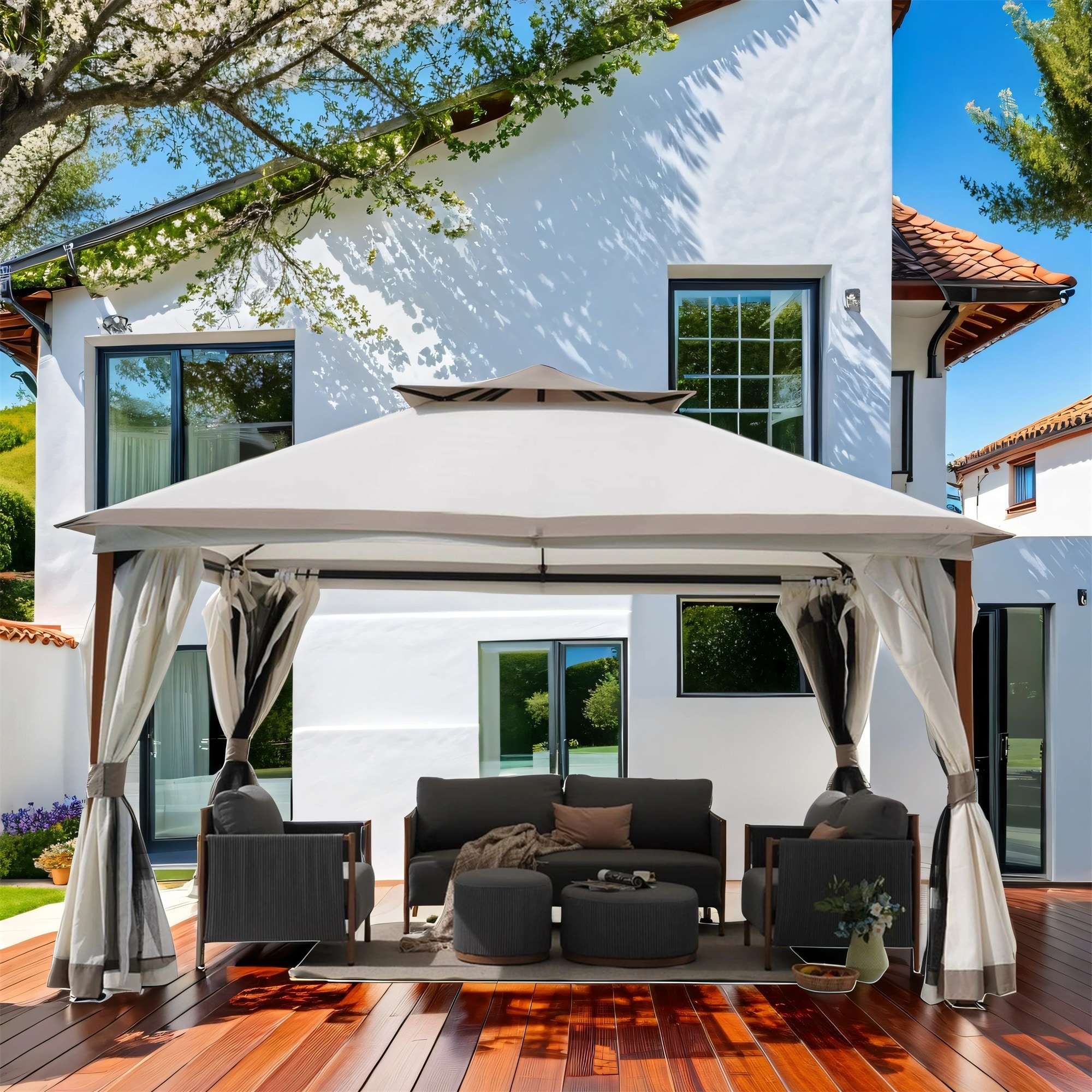 Mondawe MO8440231000001 Wood-Resin-Gazebos - View #2