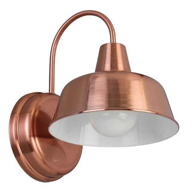 Design House Mason 1 Light 11 In Copper Outdoor Wall The Lights Department At Com - Copper Exterior Wall Lights