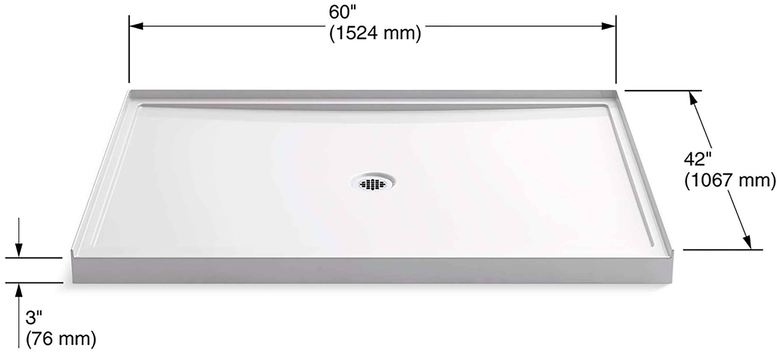 KOHLER K-8659-0 Shower-Floors - View #2