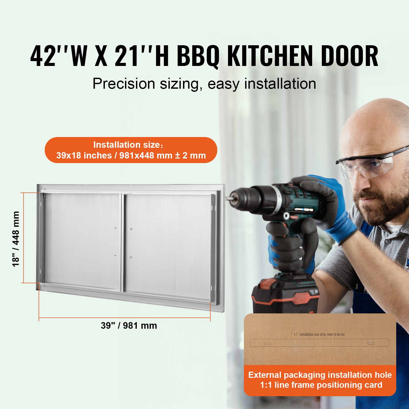 VEVOR SCSMMBSCJMYS05010V0 Builtin-Grill-Cabinet-Parts - View #2