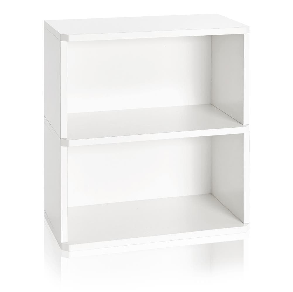 Style Selections White 3-Shelf Bookcase (24.8-in W x 31.65-in H x