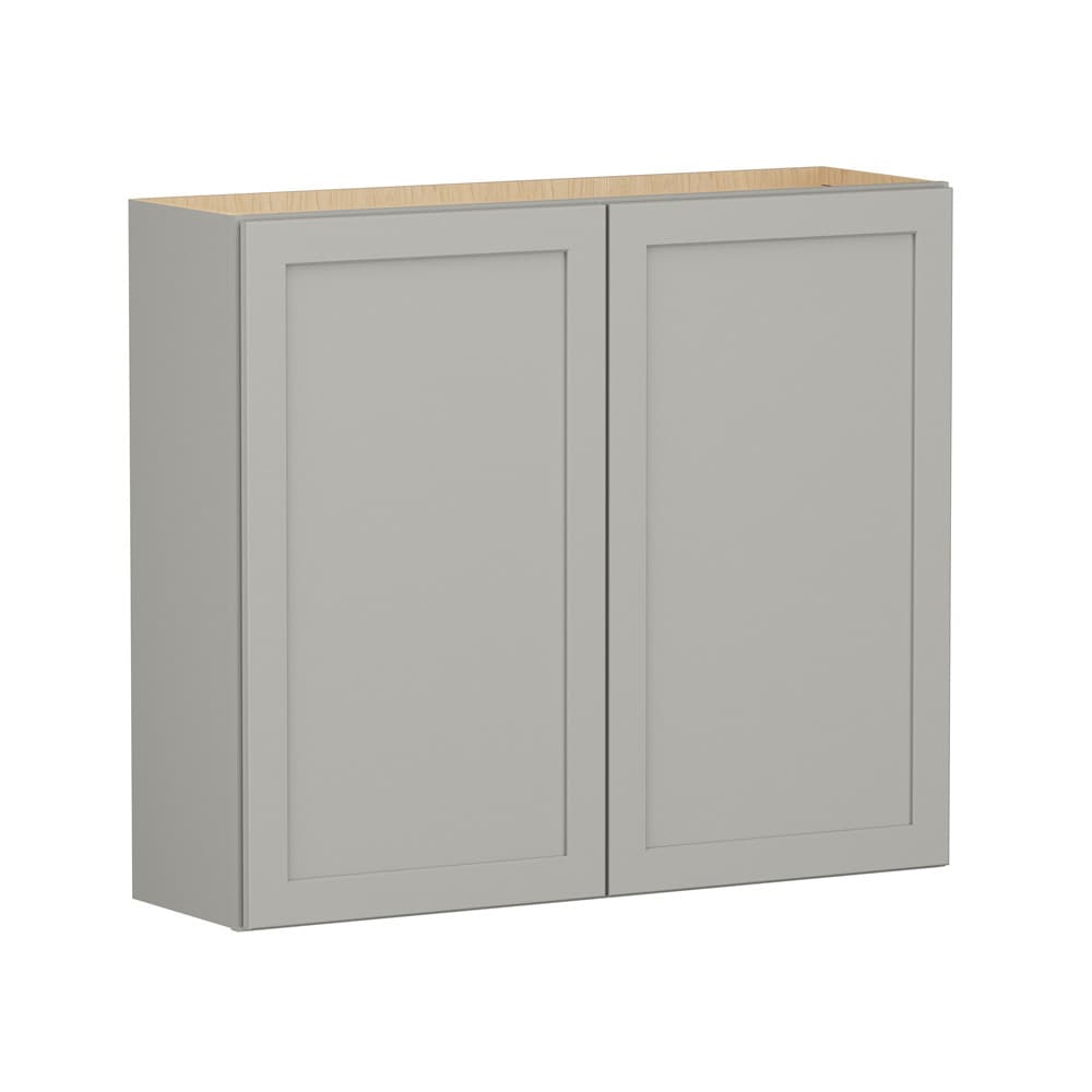 Shenandoah Breckenridge FOL 39-in W x 36-in H x 12-in D Stone Painted Wall Fully Assembled Cabinet Recessed Panel Shaker