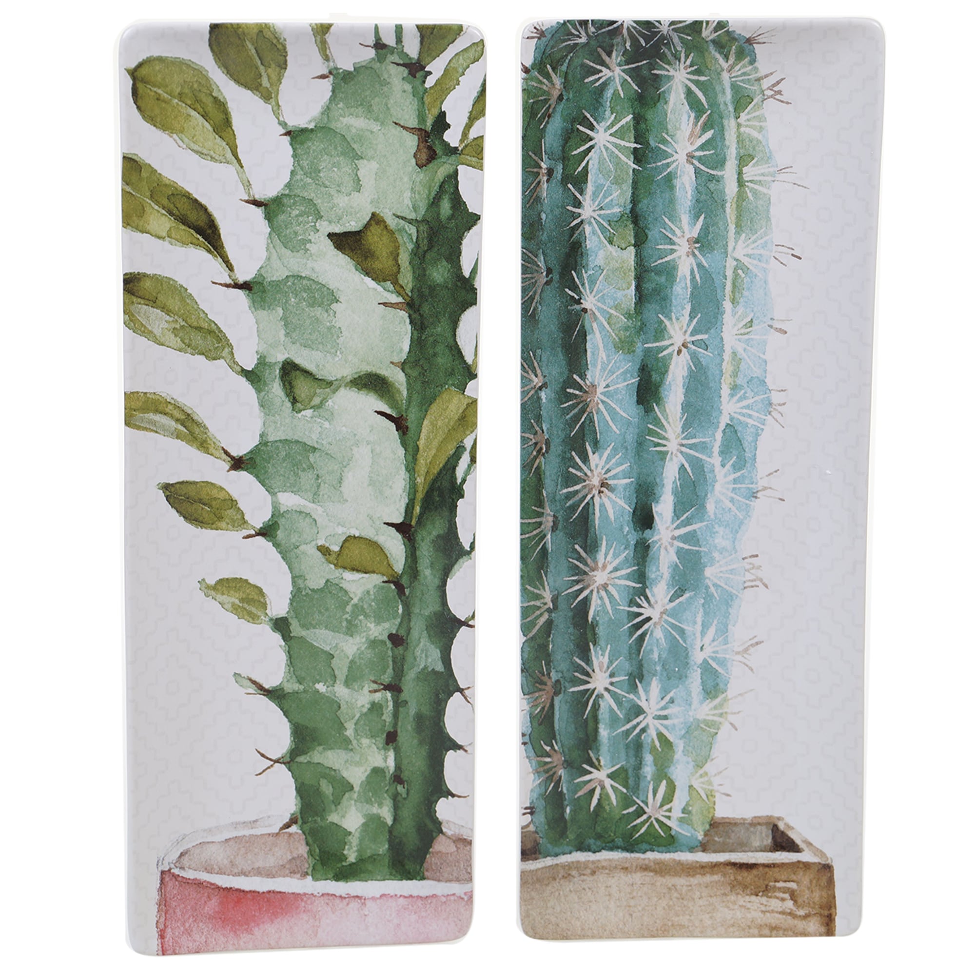 Cactus Theme Kitchen Pot Holders, Oven Mitt and Magnetic Hanging Hooks