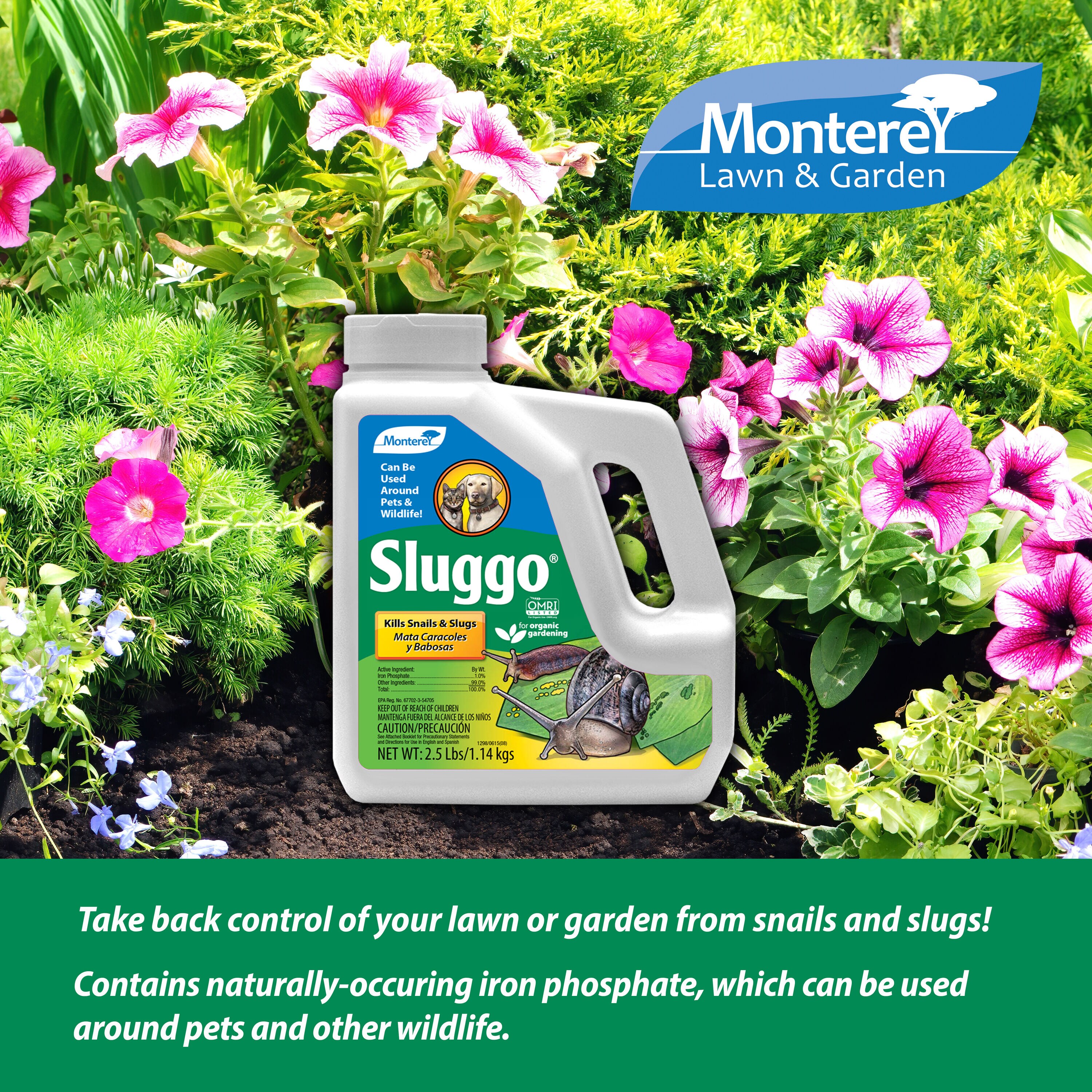 Monterey 2.5-lb Sluggo Natural Snail and Slug Killer