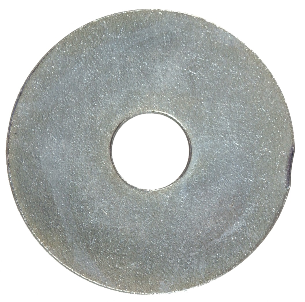 100 6mm Metric Flat Washer Zinc Plated 