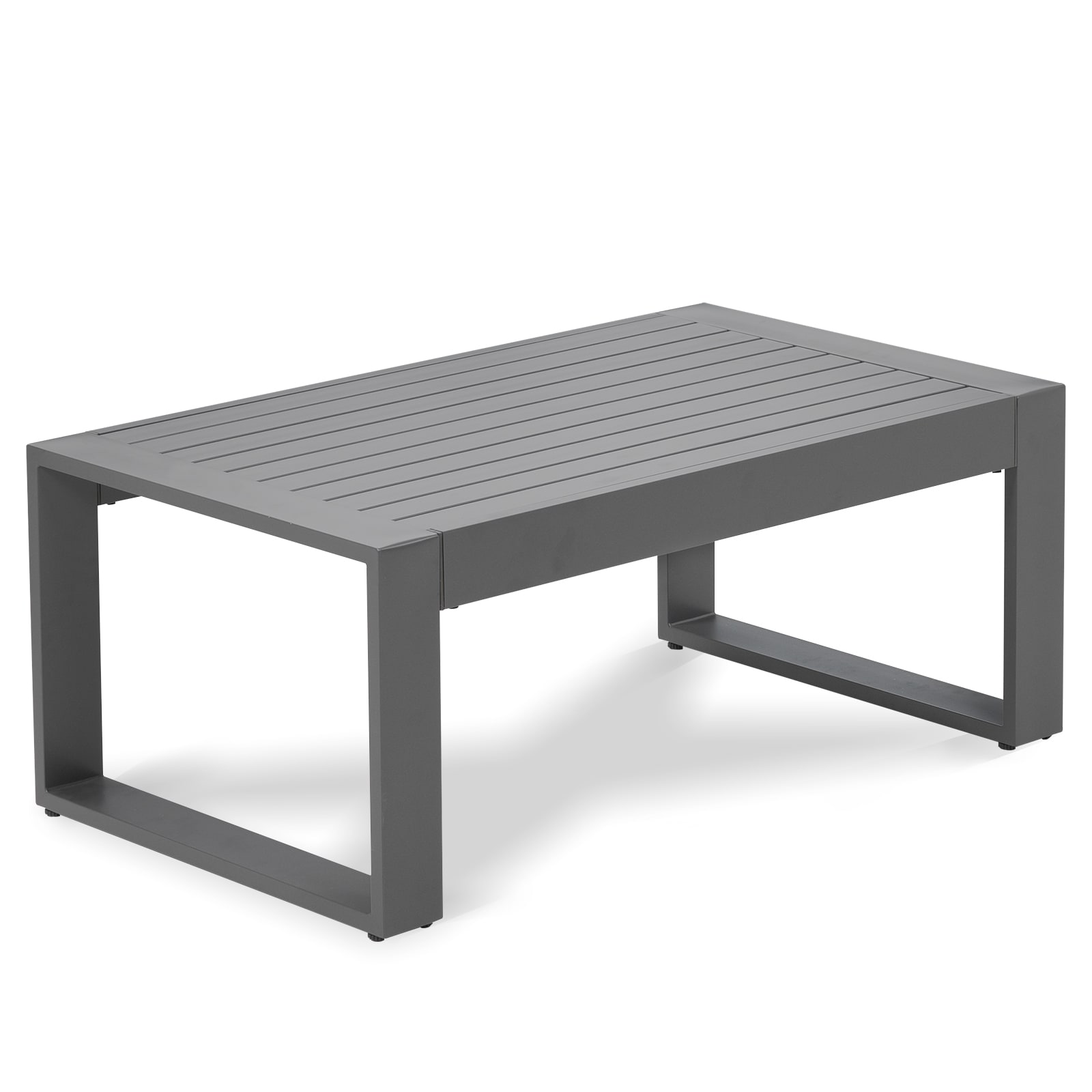 Aoodor A186-PGYGO Rectangle Outdoor Dining Table 26.2-in W x 37.8-in L