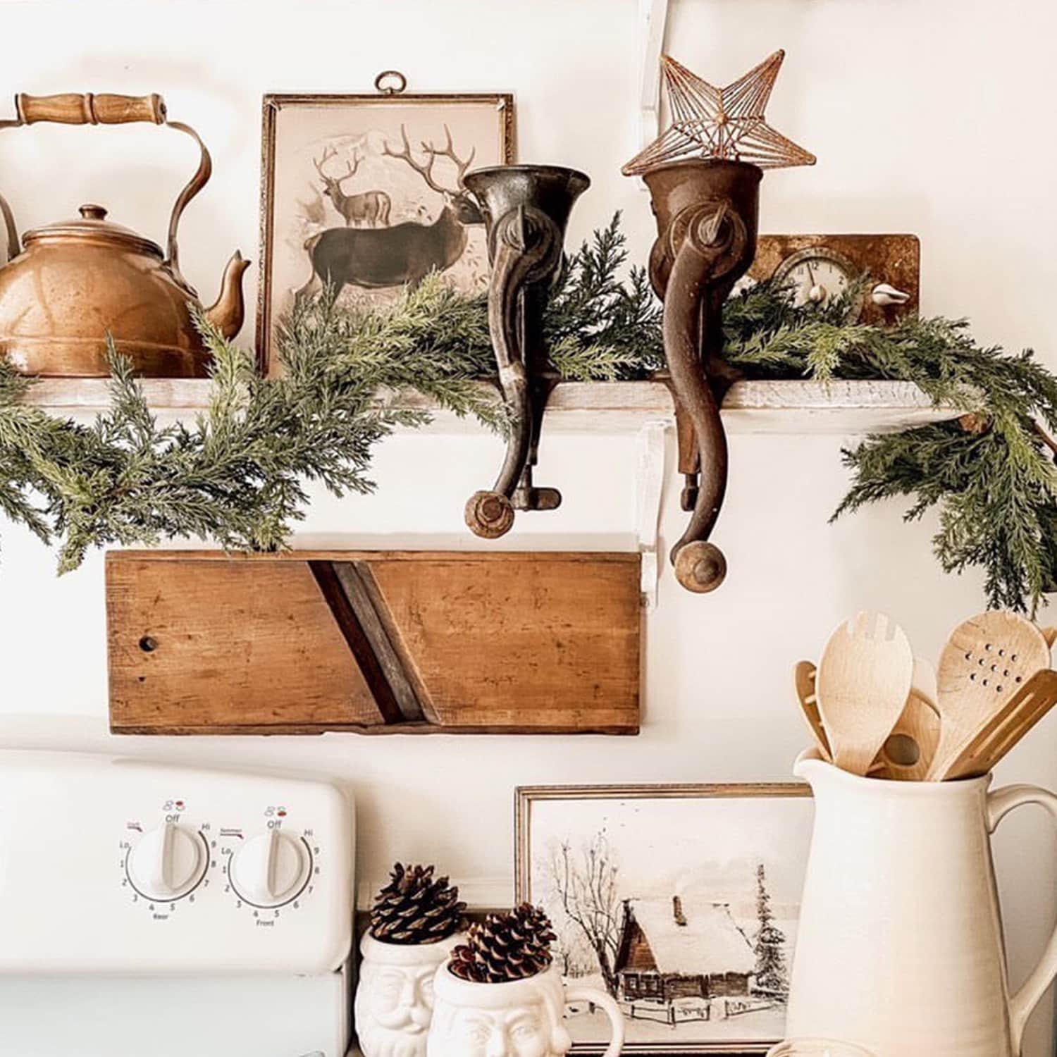 6-Foot Artificial Pine Cone Christmas Garland