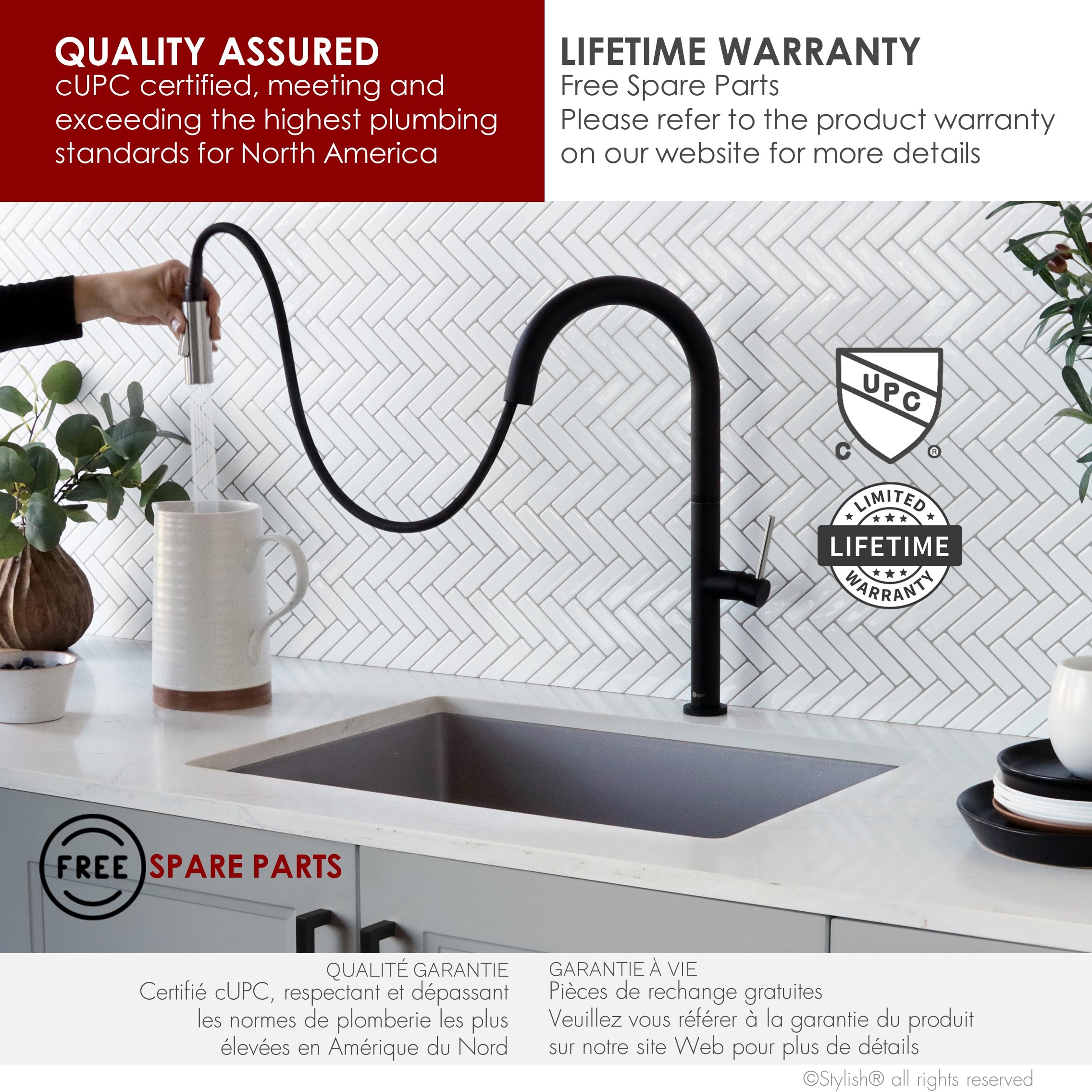 Stylish K-141NS Kitchen-Faucets - View #7