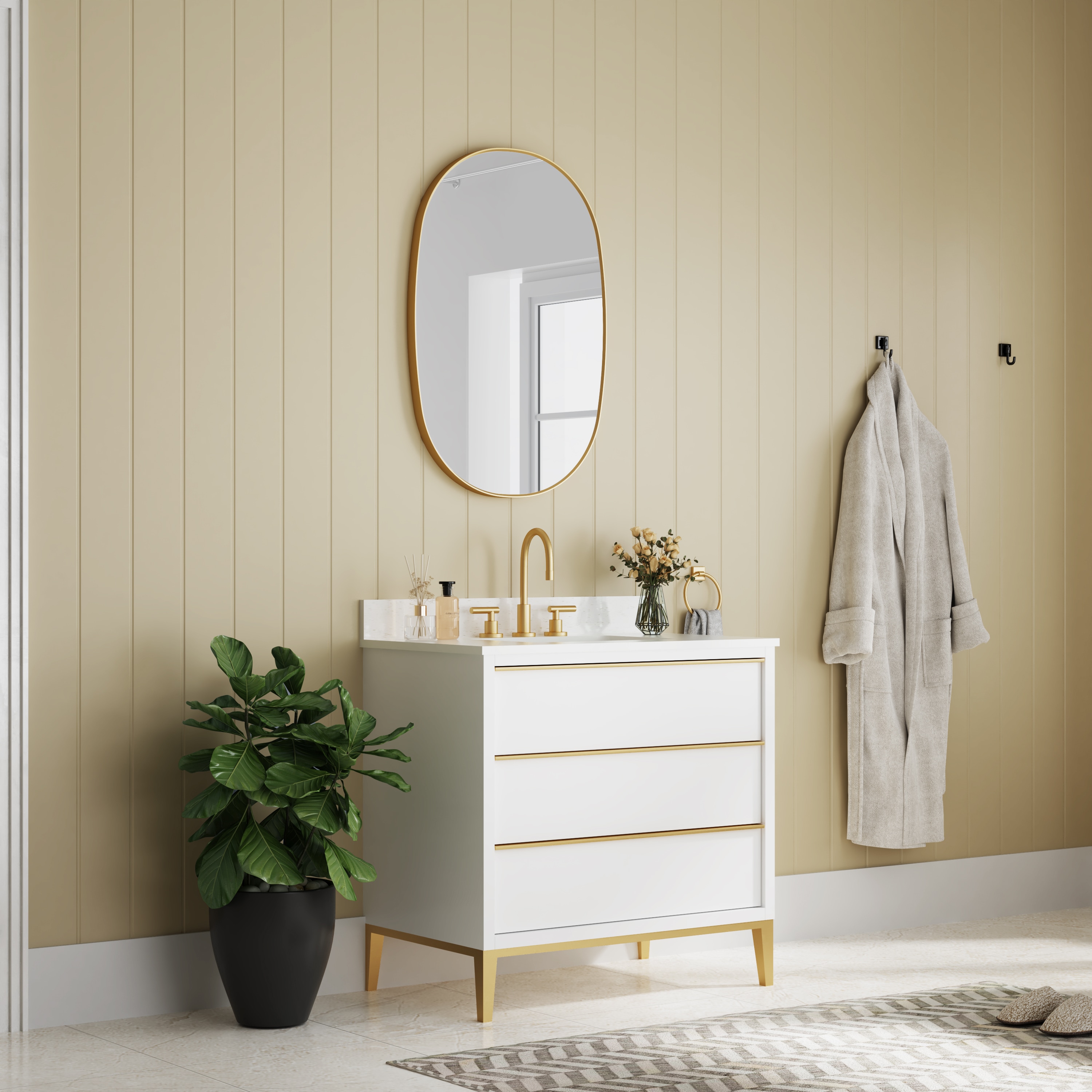 Forclover WBSGO70951 Framed-Bath-Mirrors - View #10