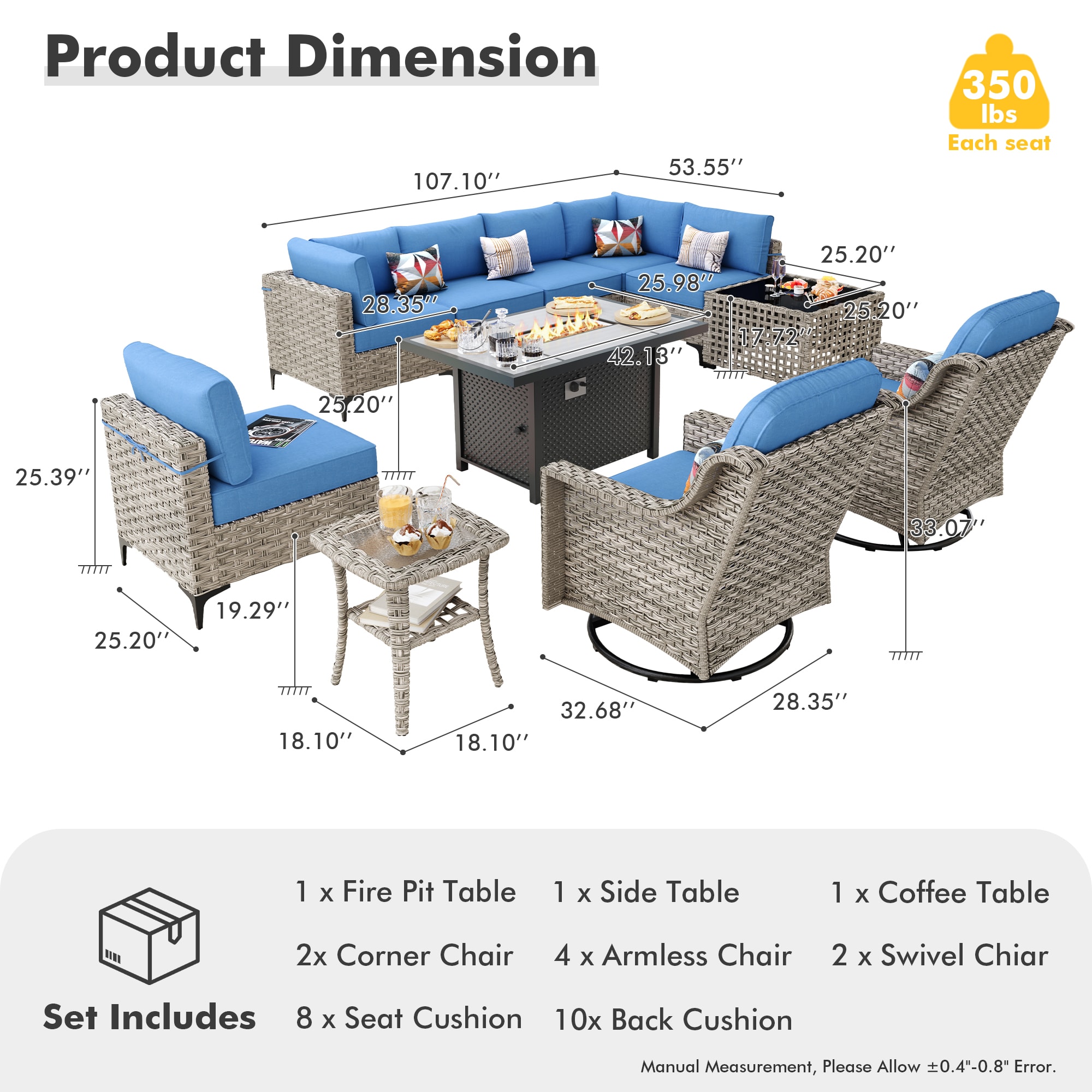 Pouuin DFPSKT500 Patio-Sofas-Daybeds - View #8