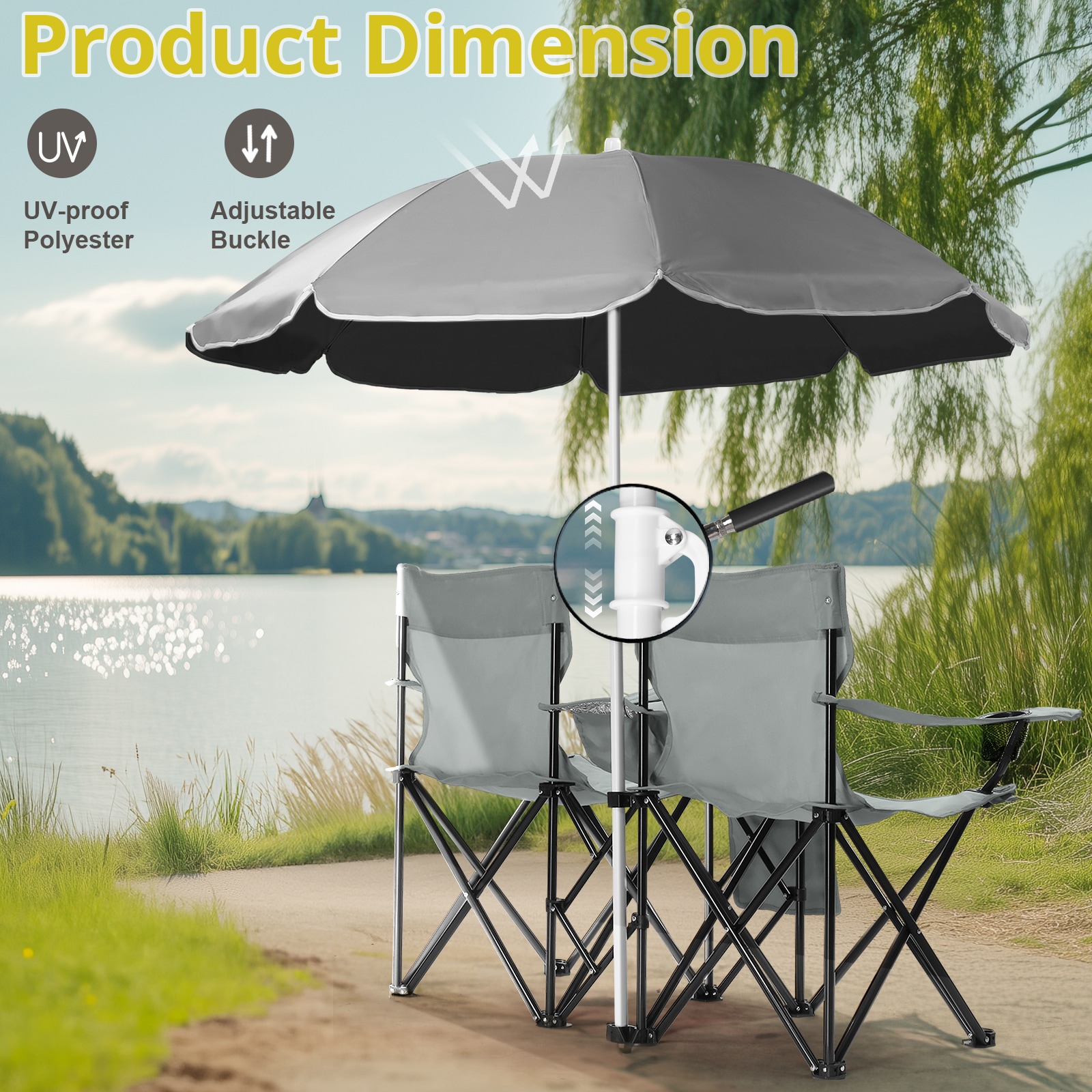 Winado LO1G58000561 Beach-Camping-Chairs - View #4