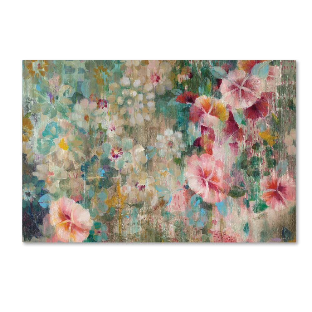 Trademark Fine Art WAP0276-C1219GG Framed 12-in H x 19-in W Botanical Print on Canvas