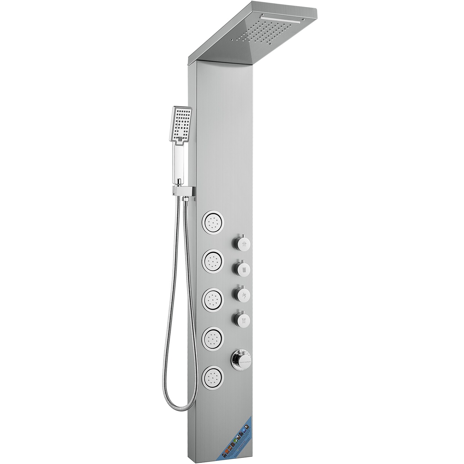 VEVOR SCFTYS4CS2MS03391V0 Showerhead-Bar-Panels - View #8