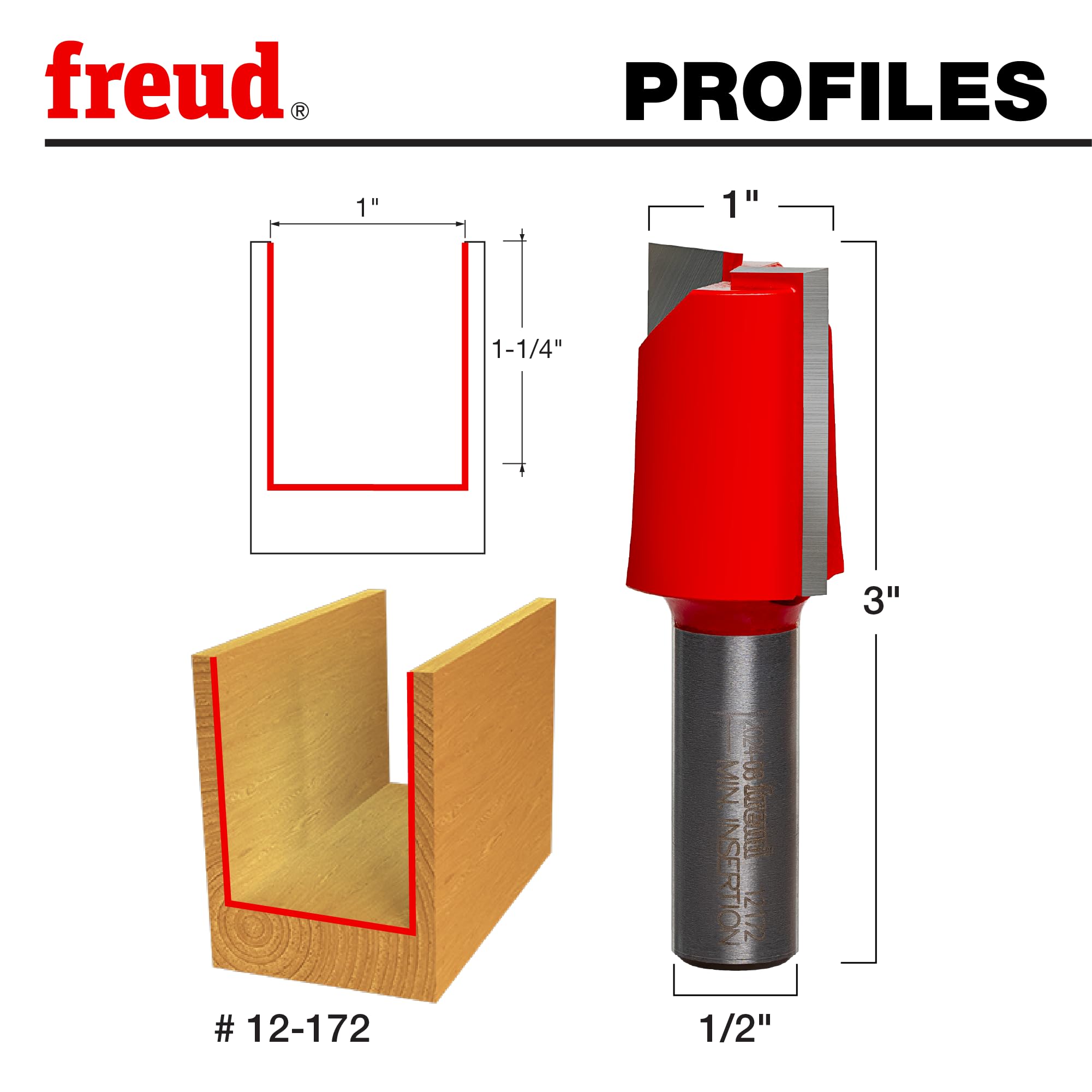 Freud 12-172 Straight-Mortising-Router-Bits - View #2