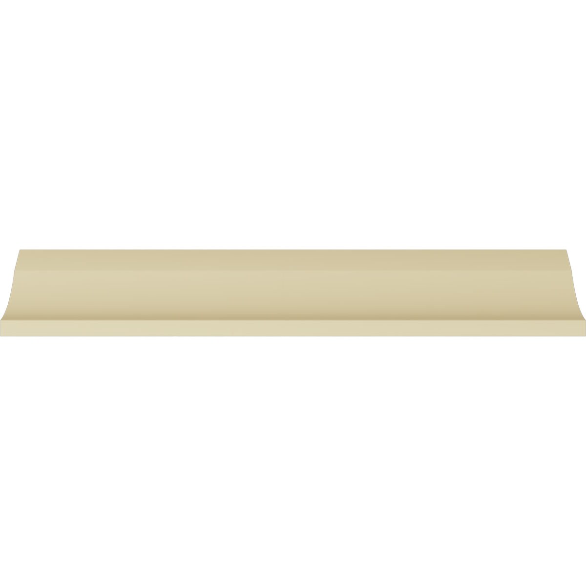 2 3/4"H x 2 3/8"P x 3 5/8"F x 94 1/2"L Sequential Crown Moulding