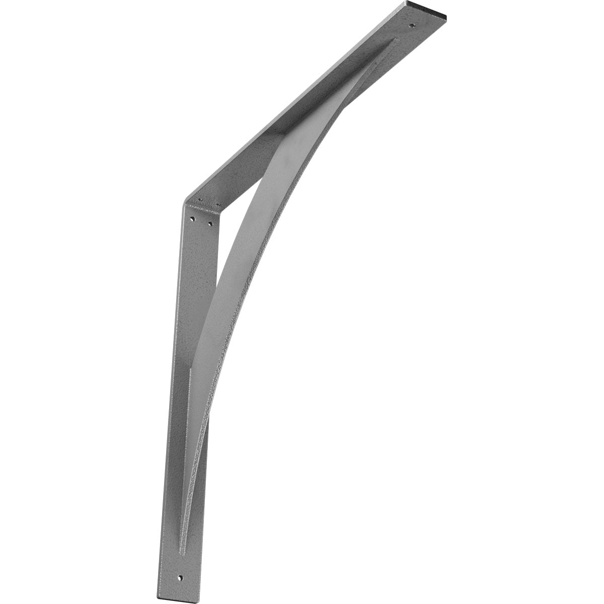 Ekena Millwork BKTM02X20X20LEHGY Legacy 20-in x 2-in x 20-in Gray Steel Countertop support bracket