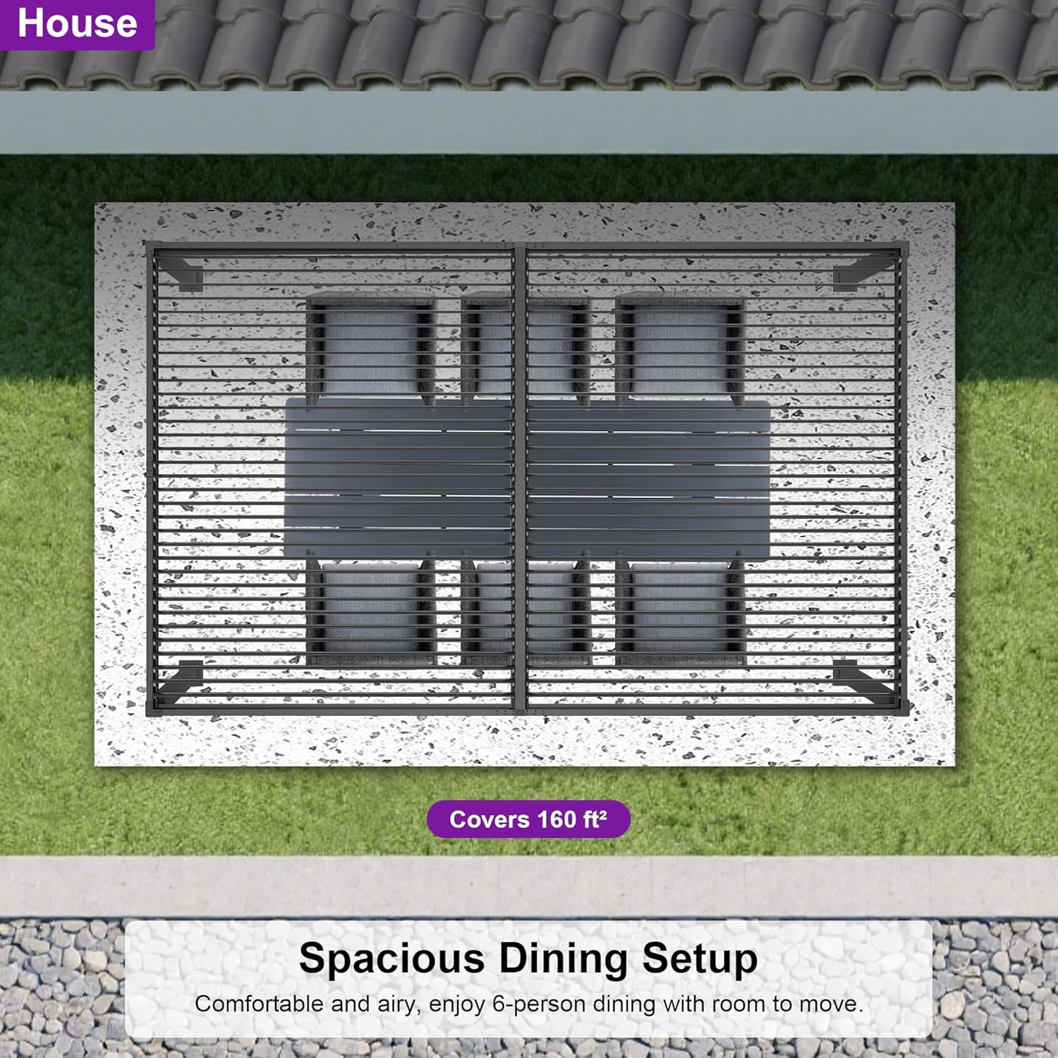 PURPLE LEAF LS05KSPRG1016 Pergolas-2 - View #4