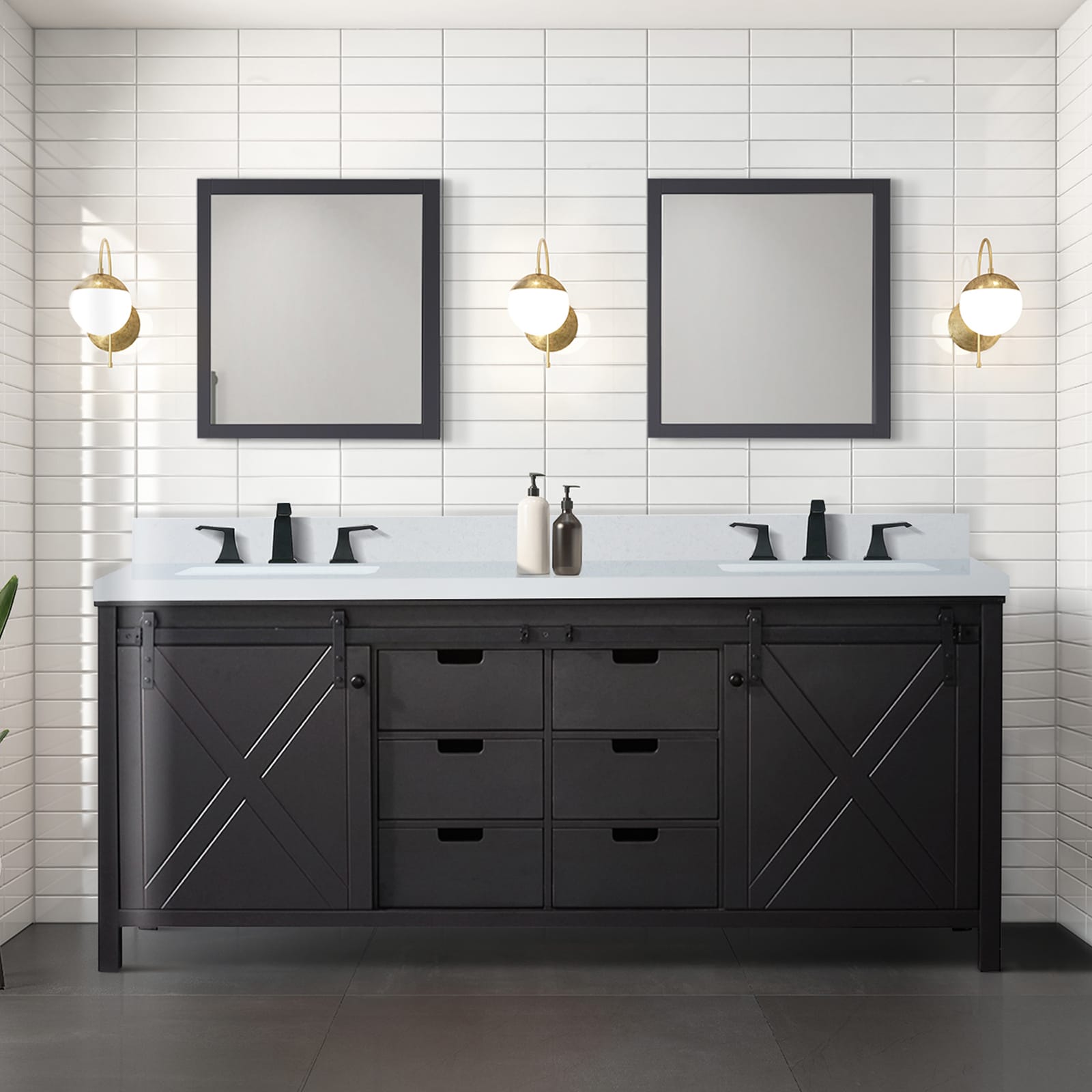 Lexora LVM80DC311 Bath-Vanity-Combo - View #9
