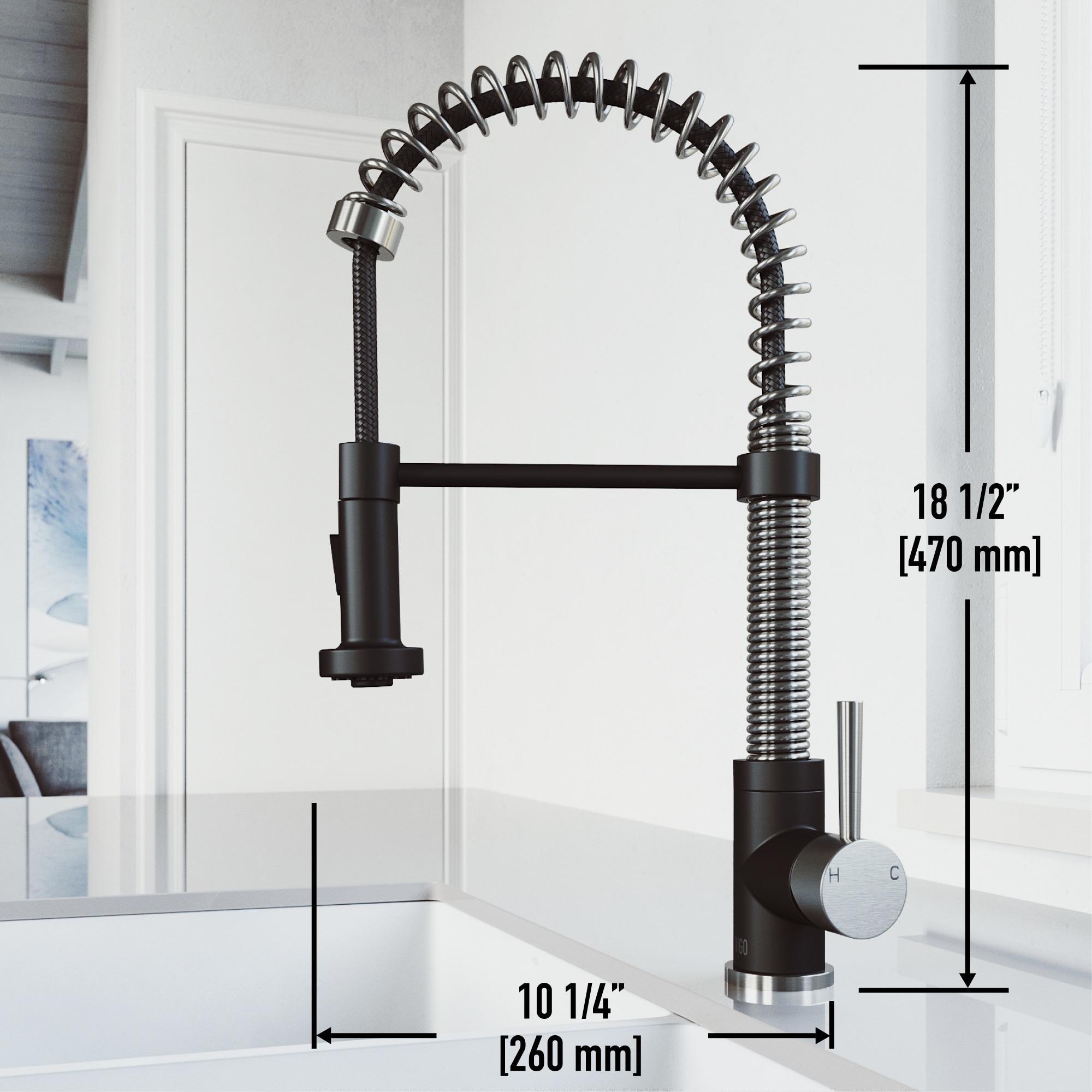 VIGO VG02001STMB Kitchen-Faucets - View #4