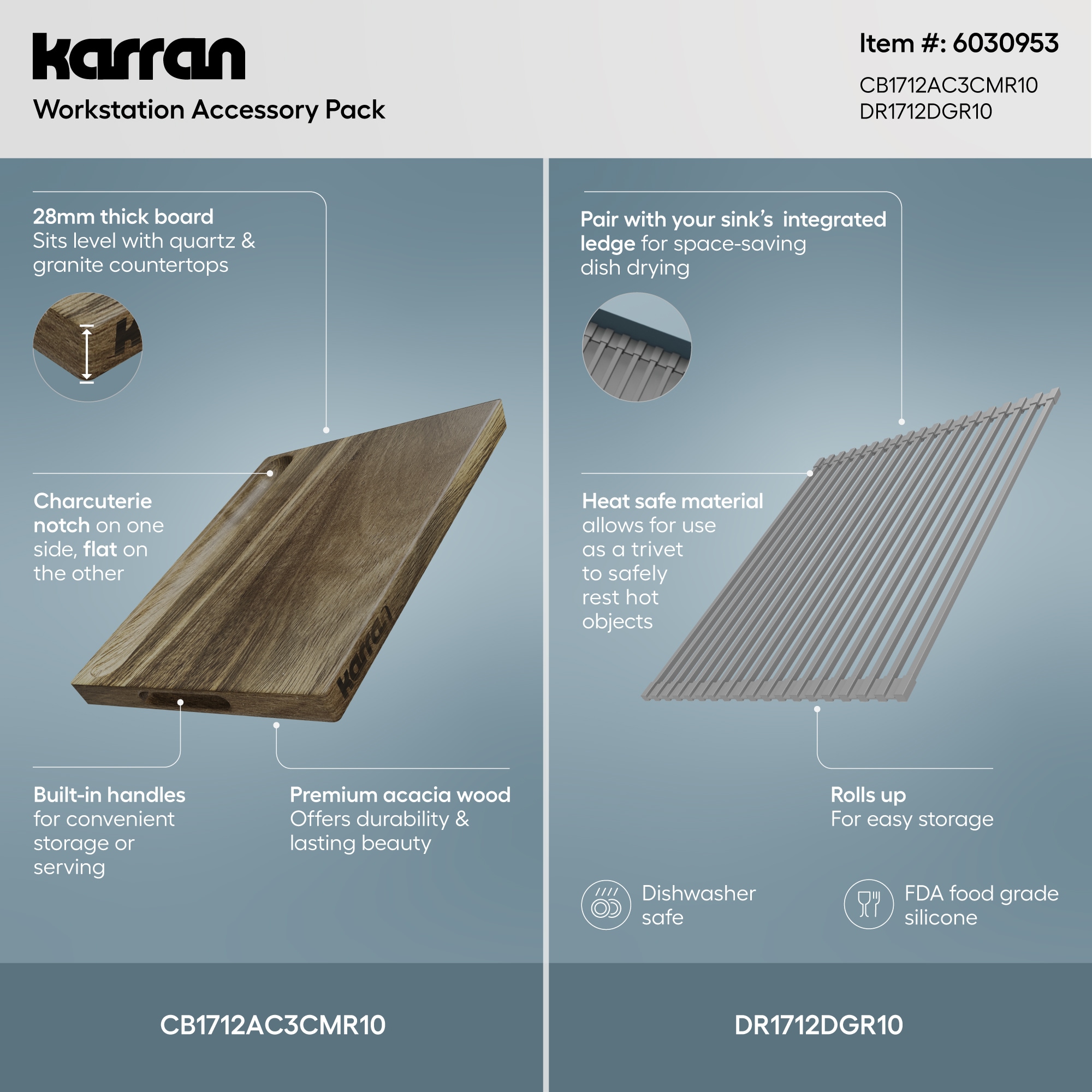 Karran GU1070-ACCPK1 Kitchen-Sink-Accessory-Kits - View #3