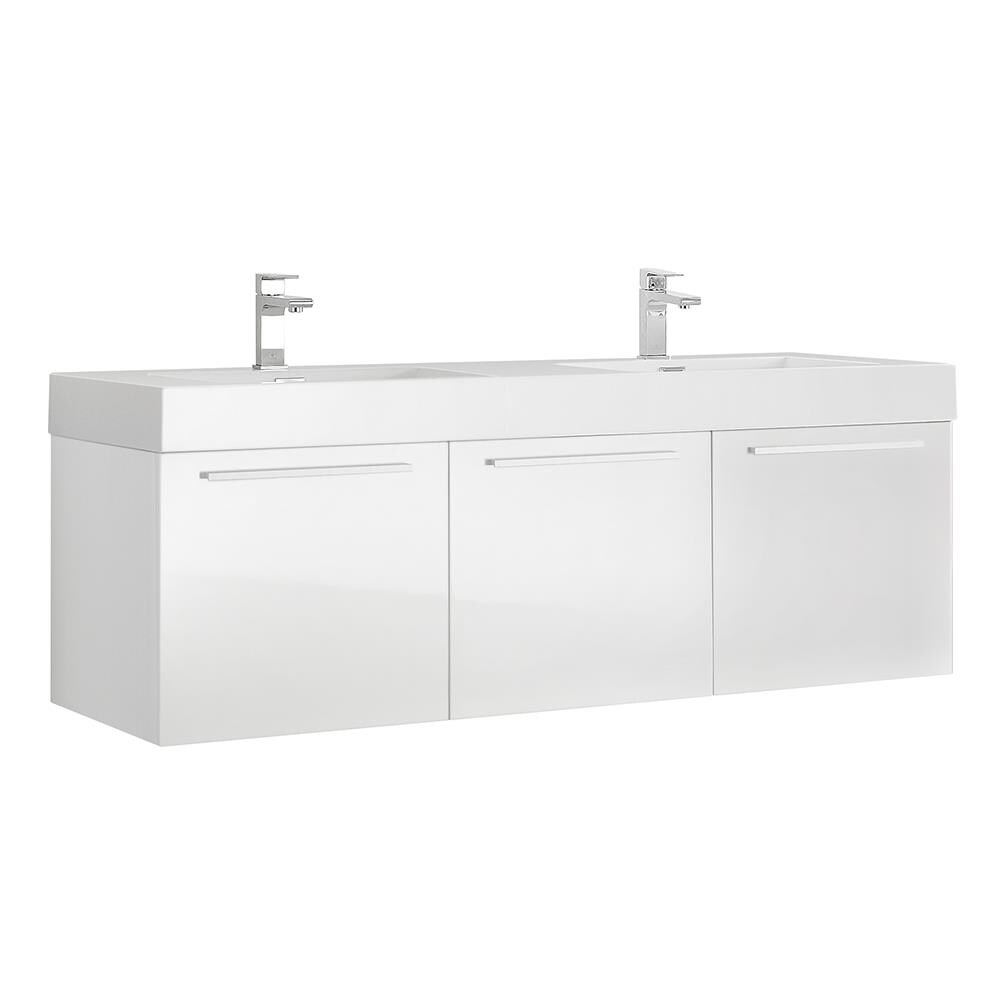 Fresca FCB8093WH-D-I Bath-Vanity-Combo - View #2